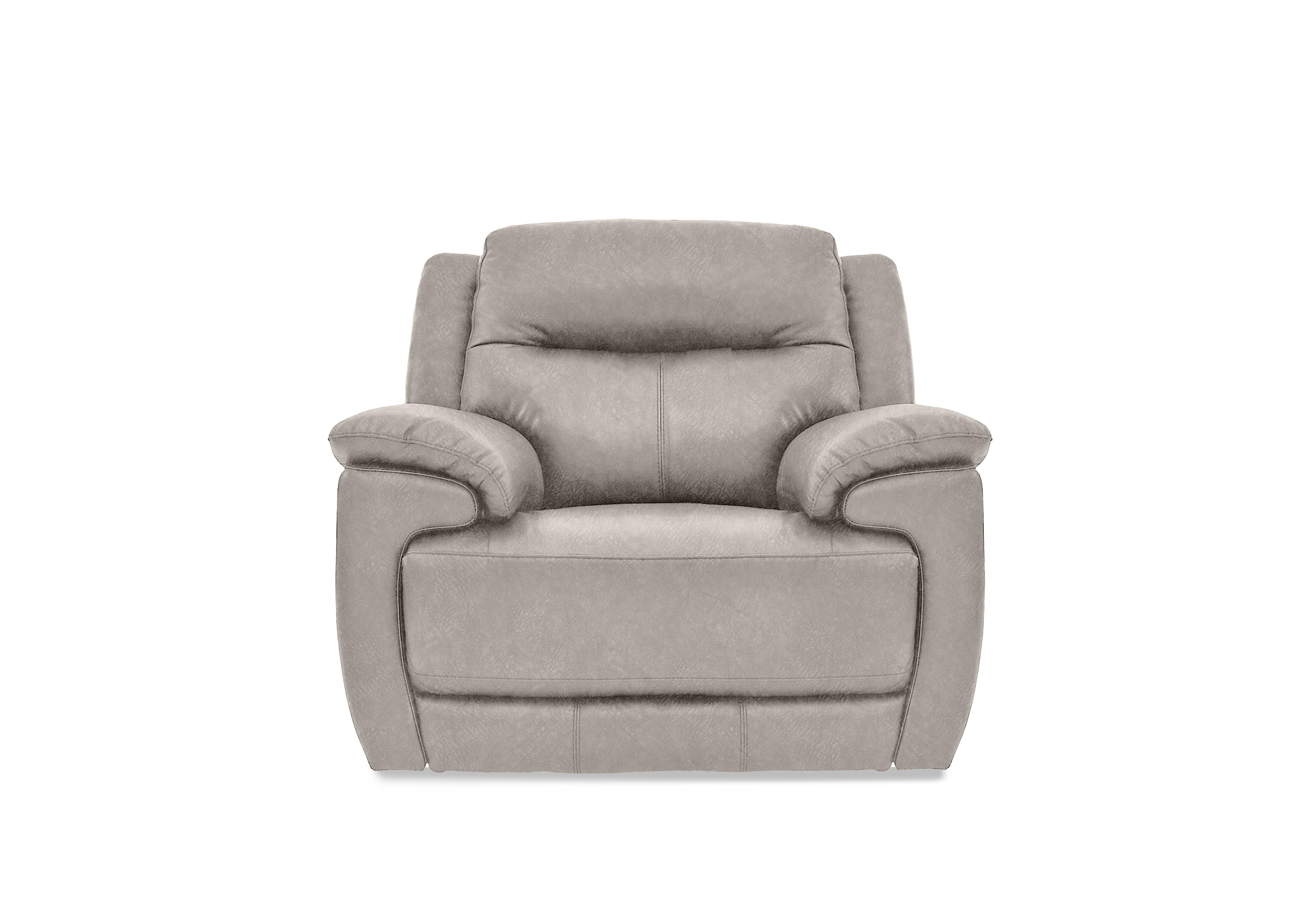 Touch Fabric Power Recliner Armchair in Bfa-Bnn-R28 Fv3 Grey on Furniture Village