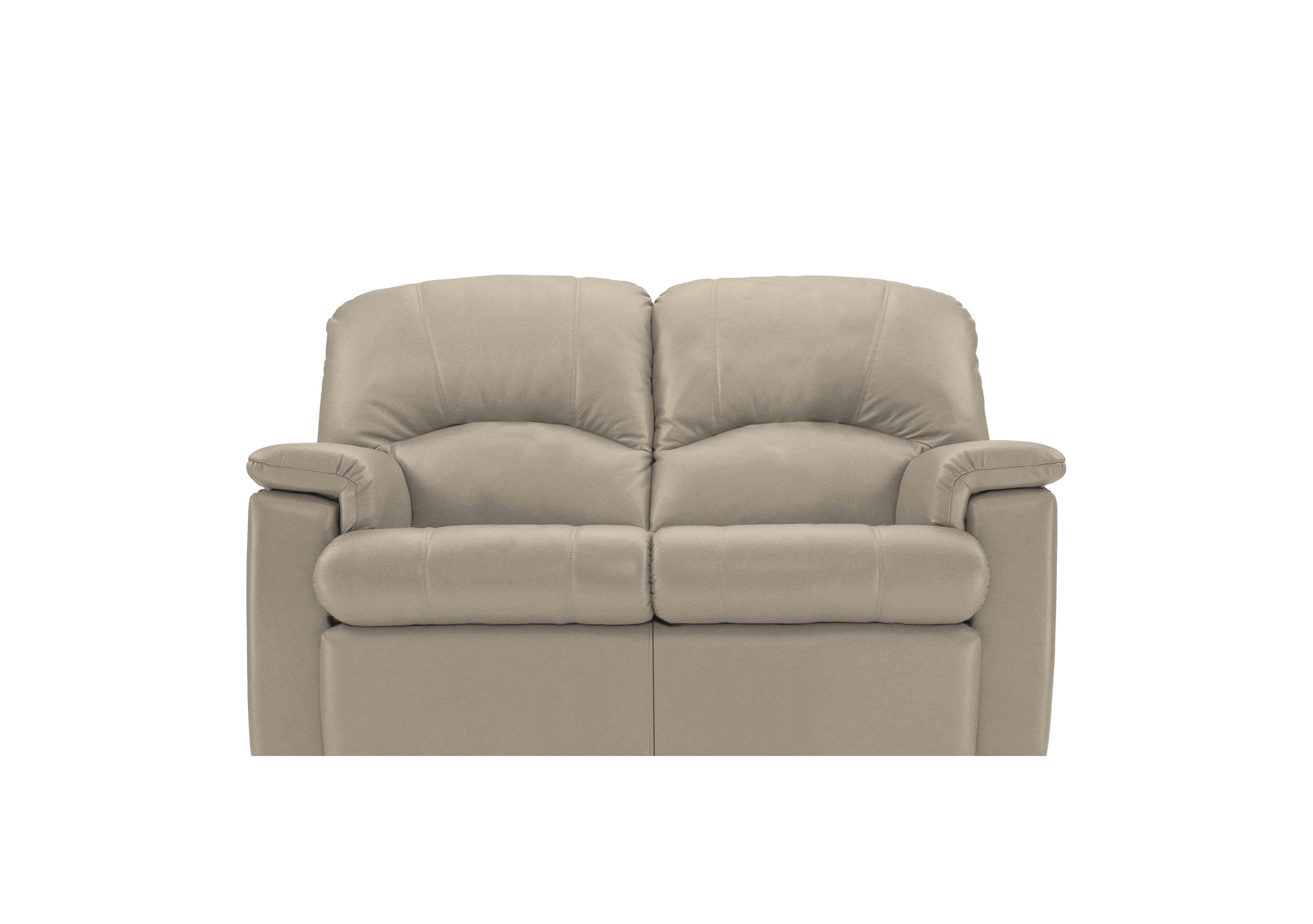 Chloe 2 Seater Leather Sofa in H001 Oxford Mushroom on Furniture Village