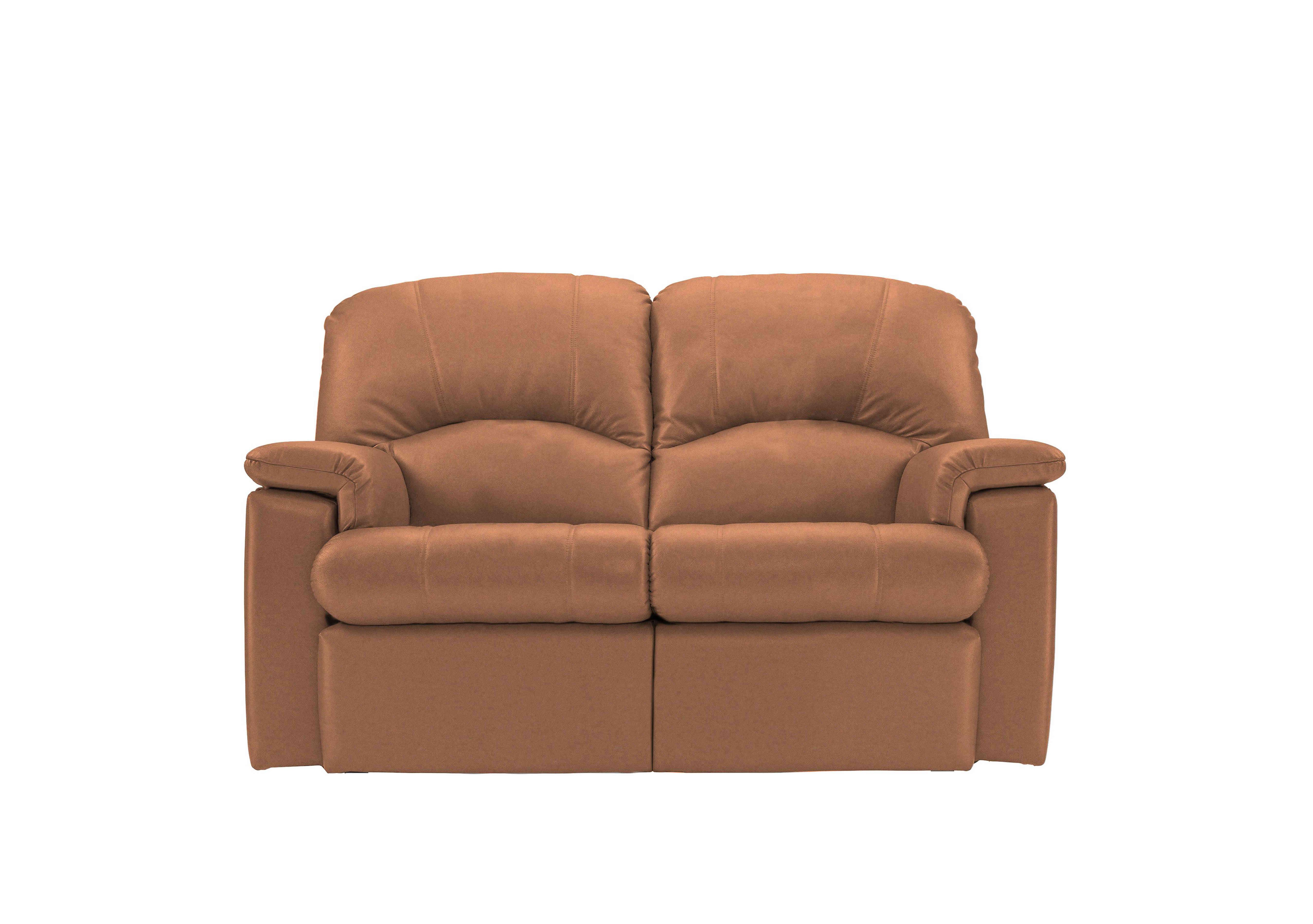 Chloe 2 Seater Leather Sofa in N001 Texas Tan on Furniture Village