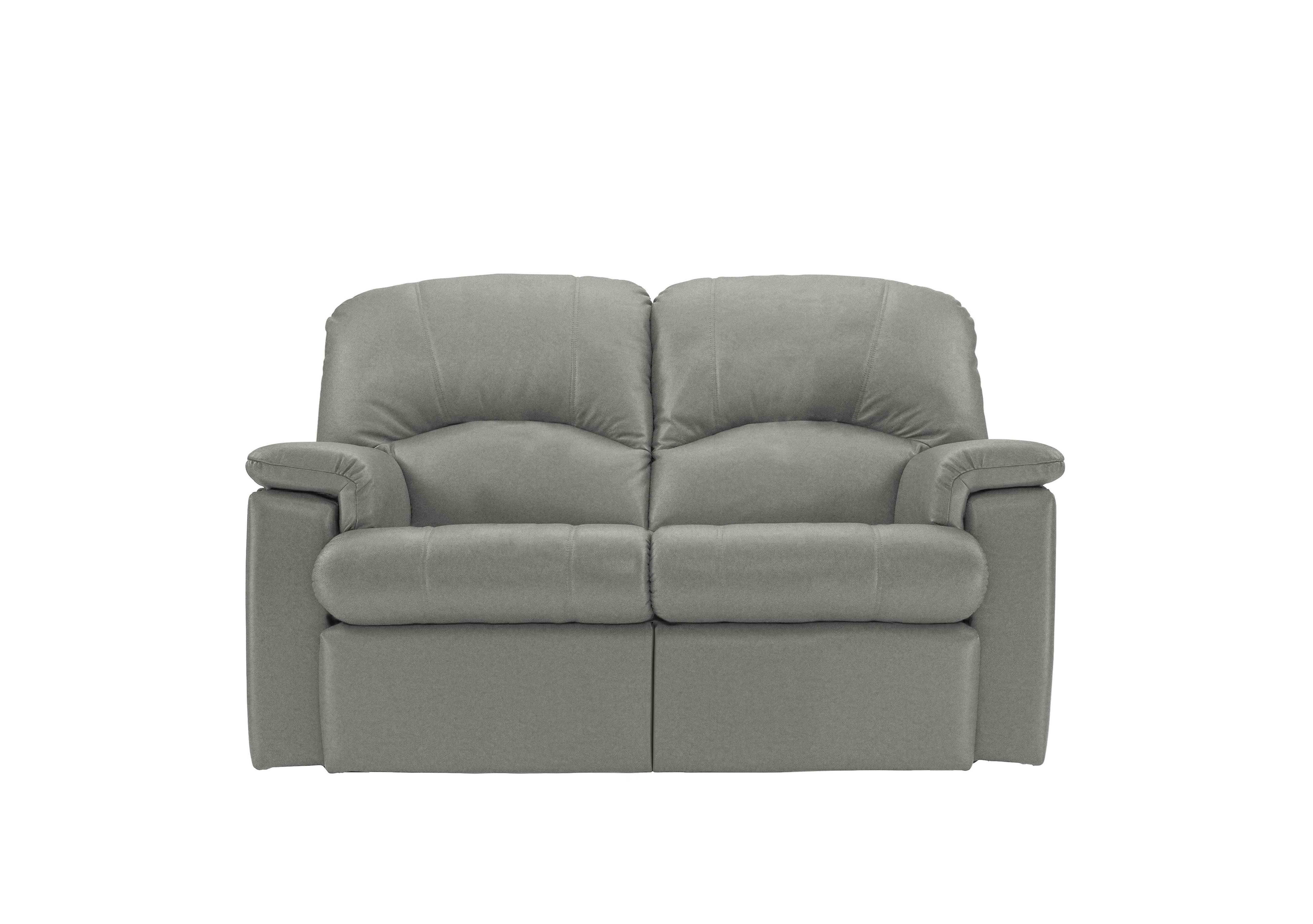 Chloe 2 Seater Leather Sofa in N002 Texas Charcoal on Furniture Village