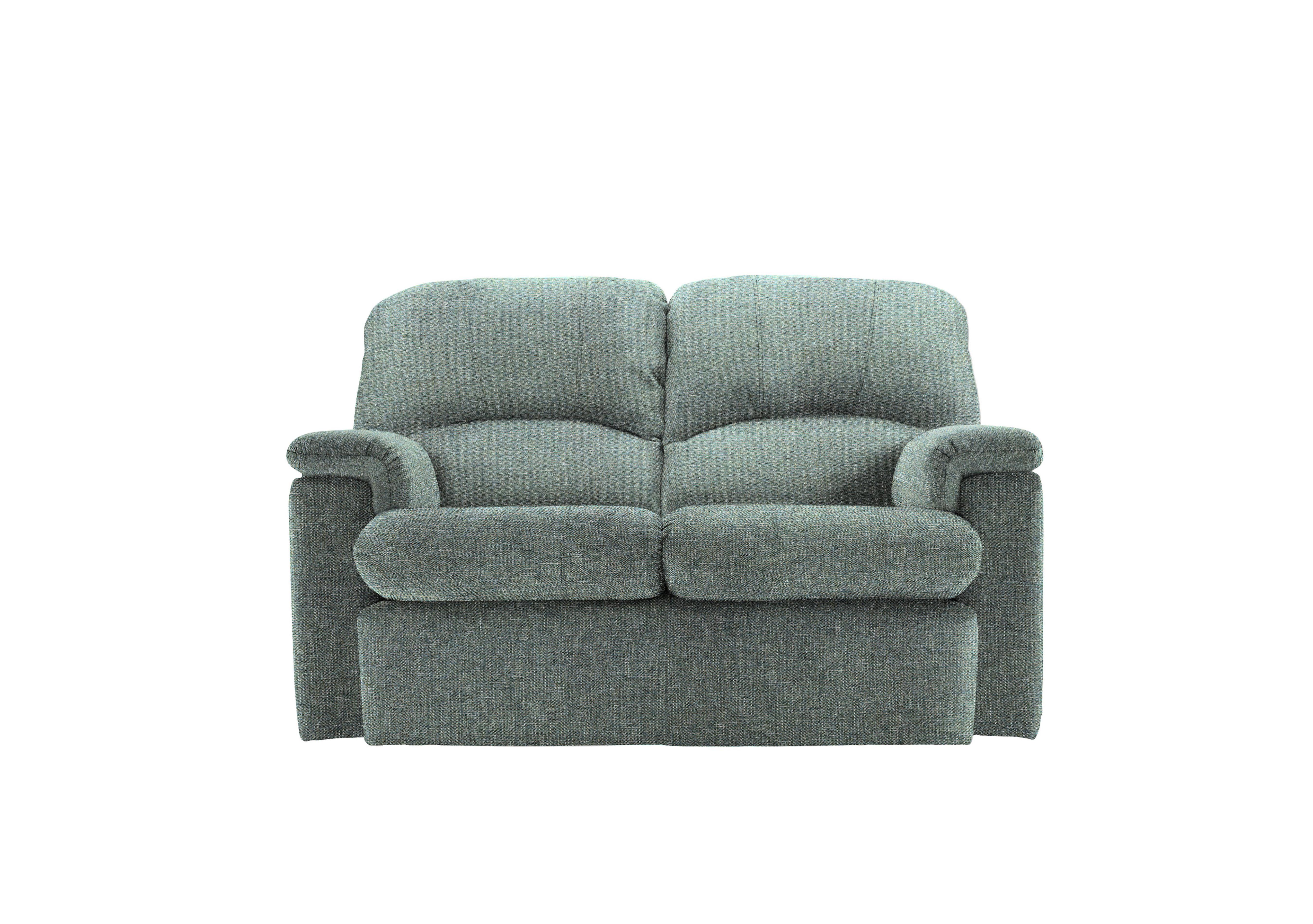 Chloe Small Fabric 2 Seater Sofa in A020 Dapple Kingfisher on Furniture Village
