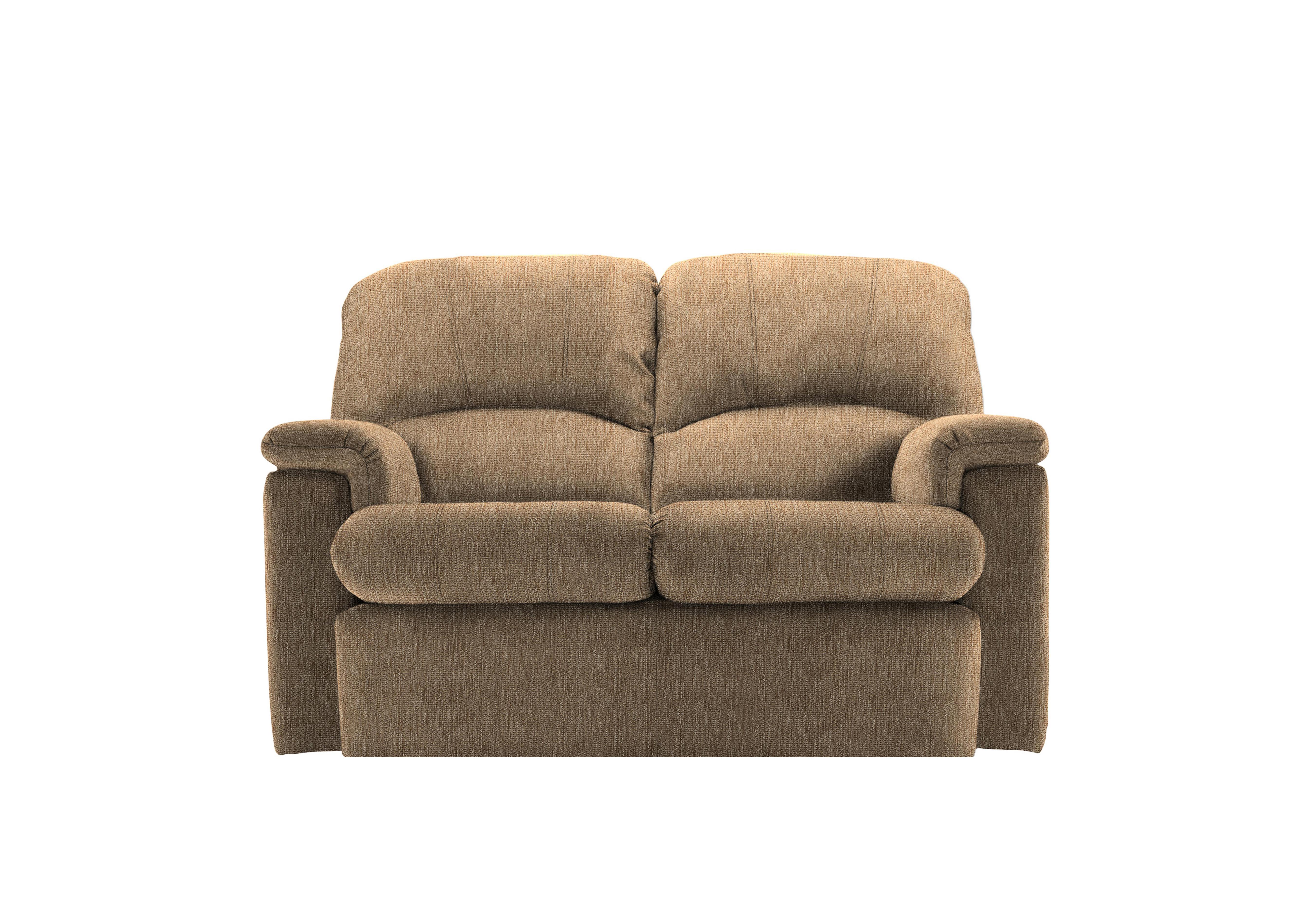 Chloe Small Fabric 2 Seater Sofa in A070 Boucle Cocoa on Furniture Village