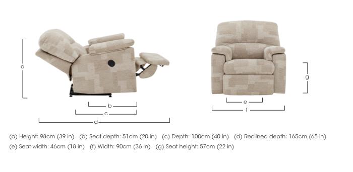 Chloe Small Fabric Armchair in  on Furniture Village