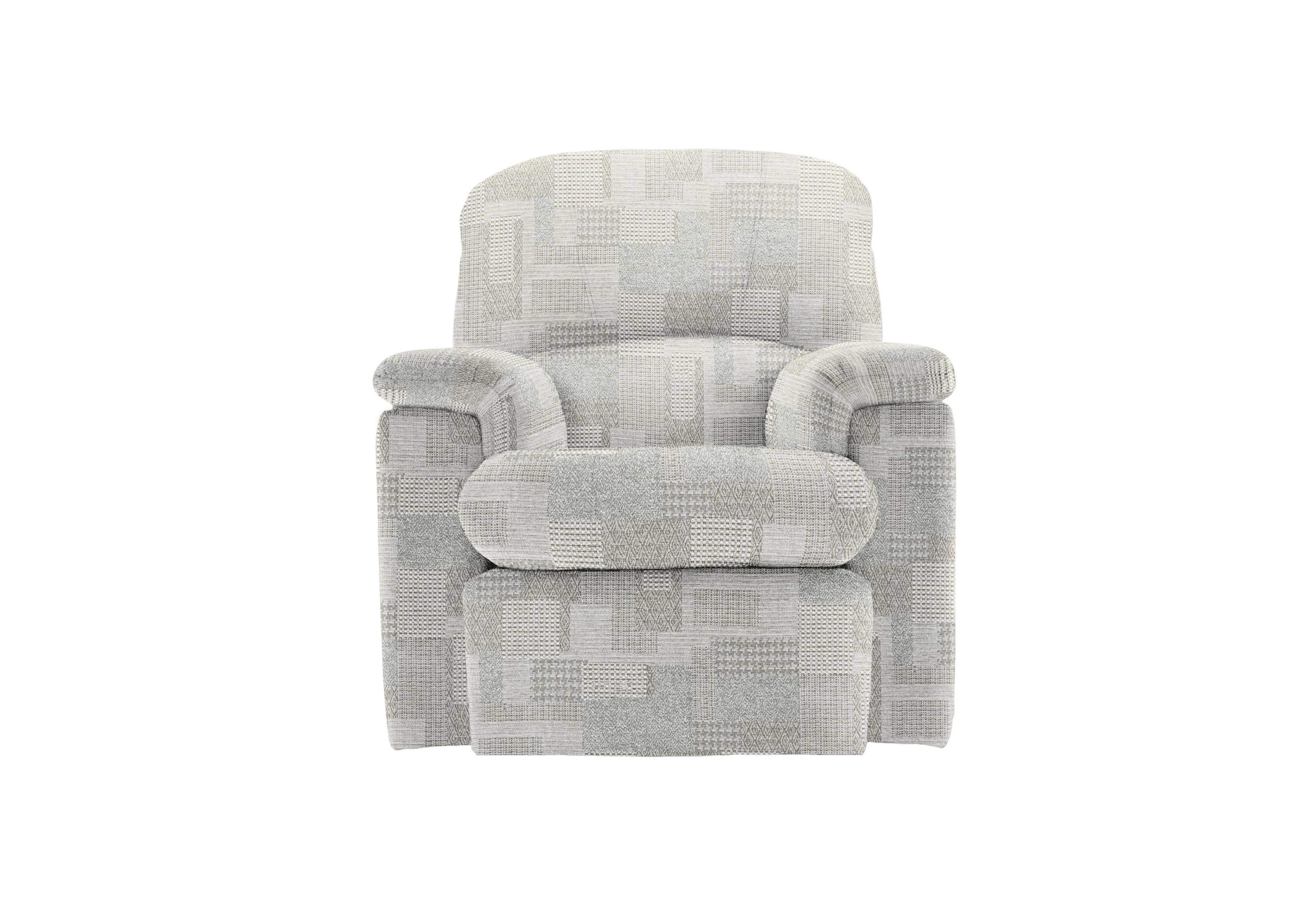 Chloe Small Fabric Armchair in B342 Lydia Blush on Furniture Village