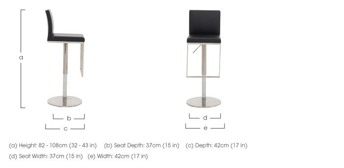 Cadiz Bar Stool in  on Furniture Village