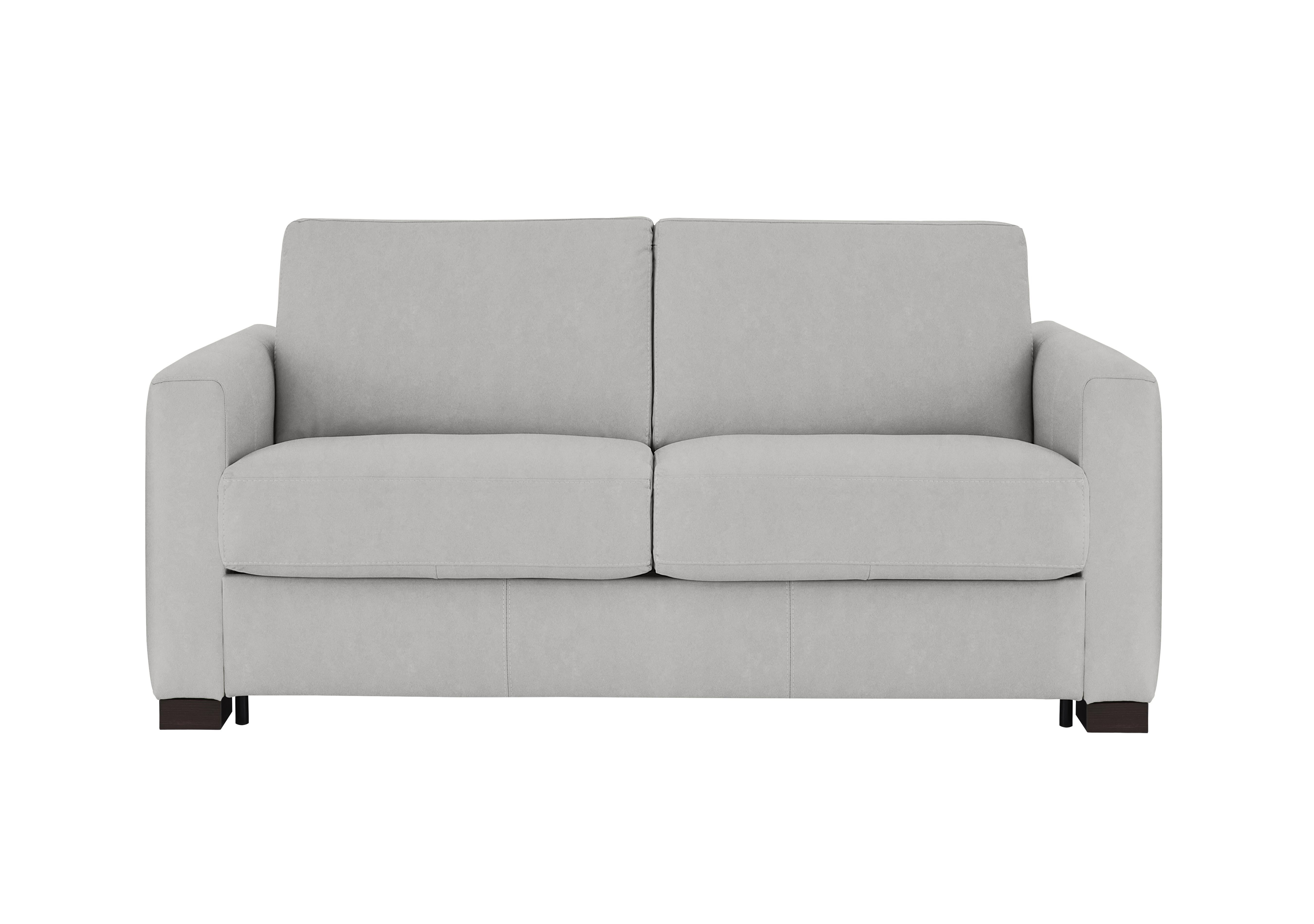 Alcova 2 Seater Fabric Sofa Bed with Box Arms in Flambe Ghiaccio on Furniture Village