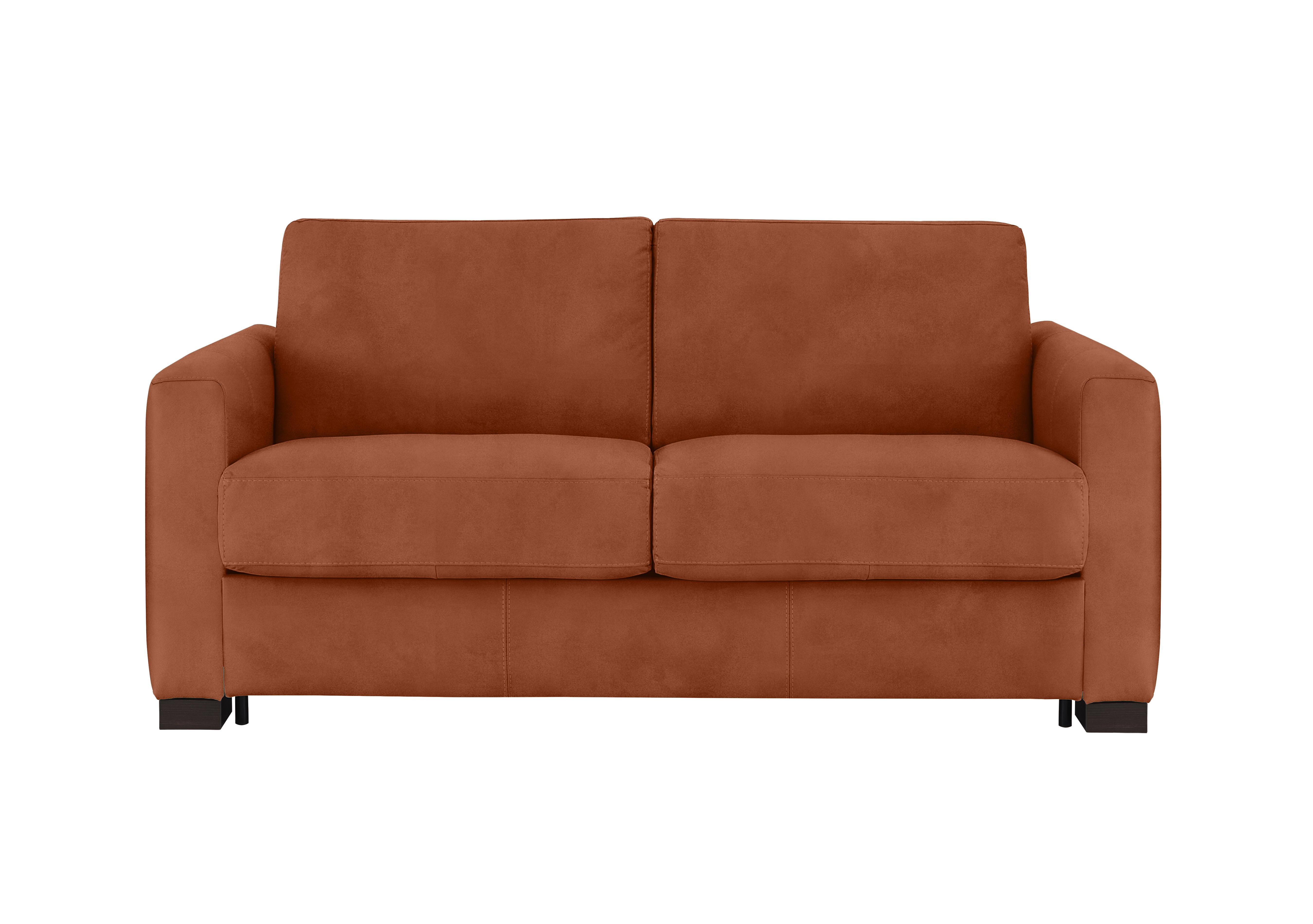 Alcova 2 Seater Fabric Sofa Bed with Box Arms in Selma Mattone on Furniture Village