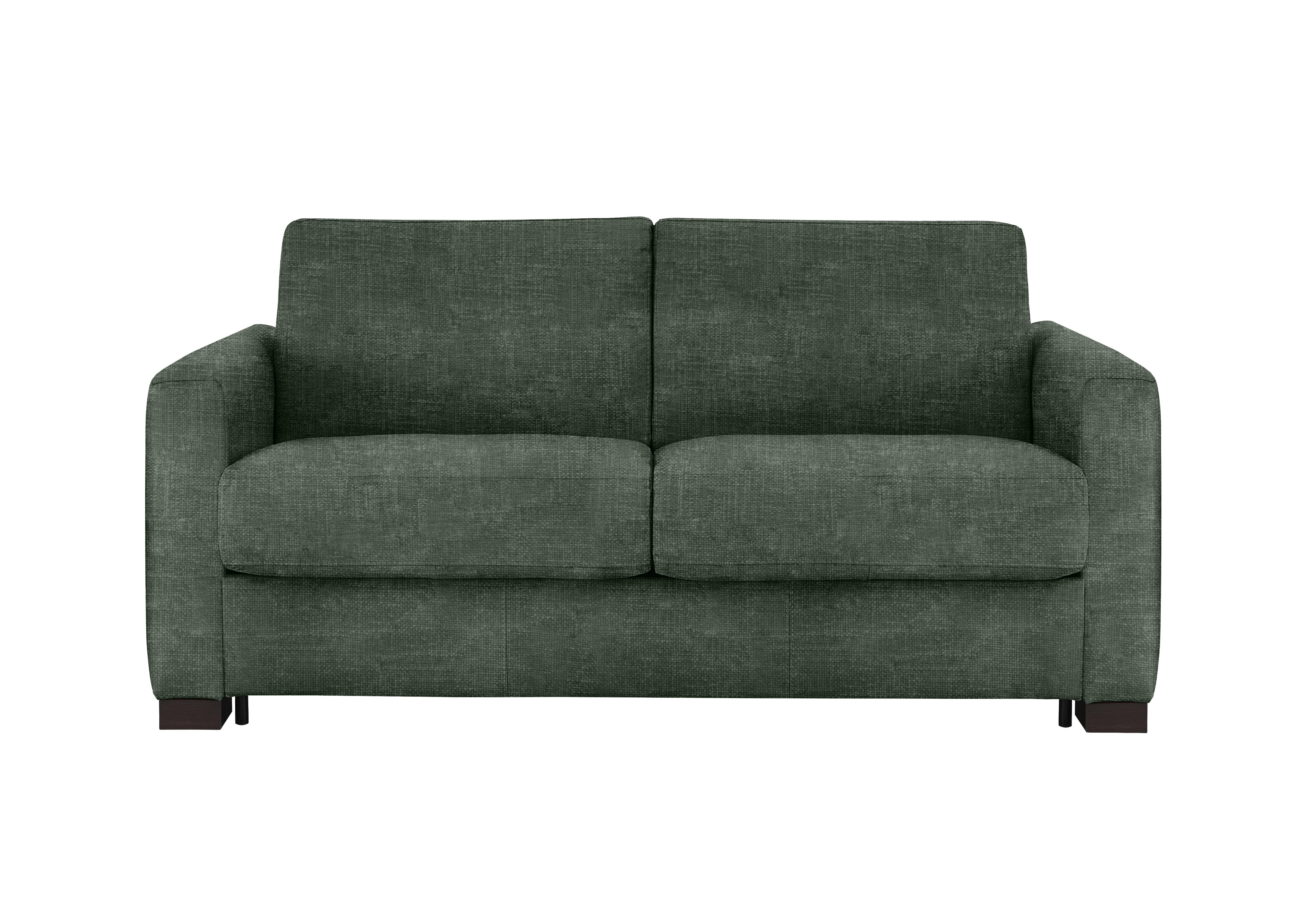 Alcova 2 Seater Fabric Sofa Bed with Box Arms in Baobab Verde 558 on Furniture Village