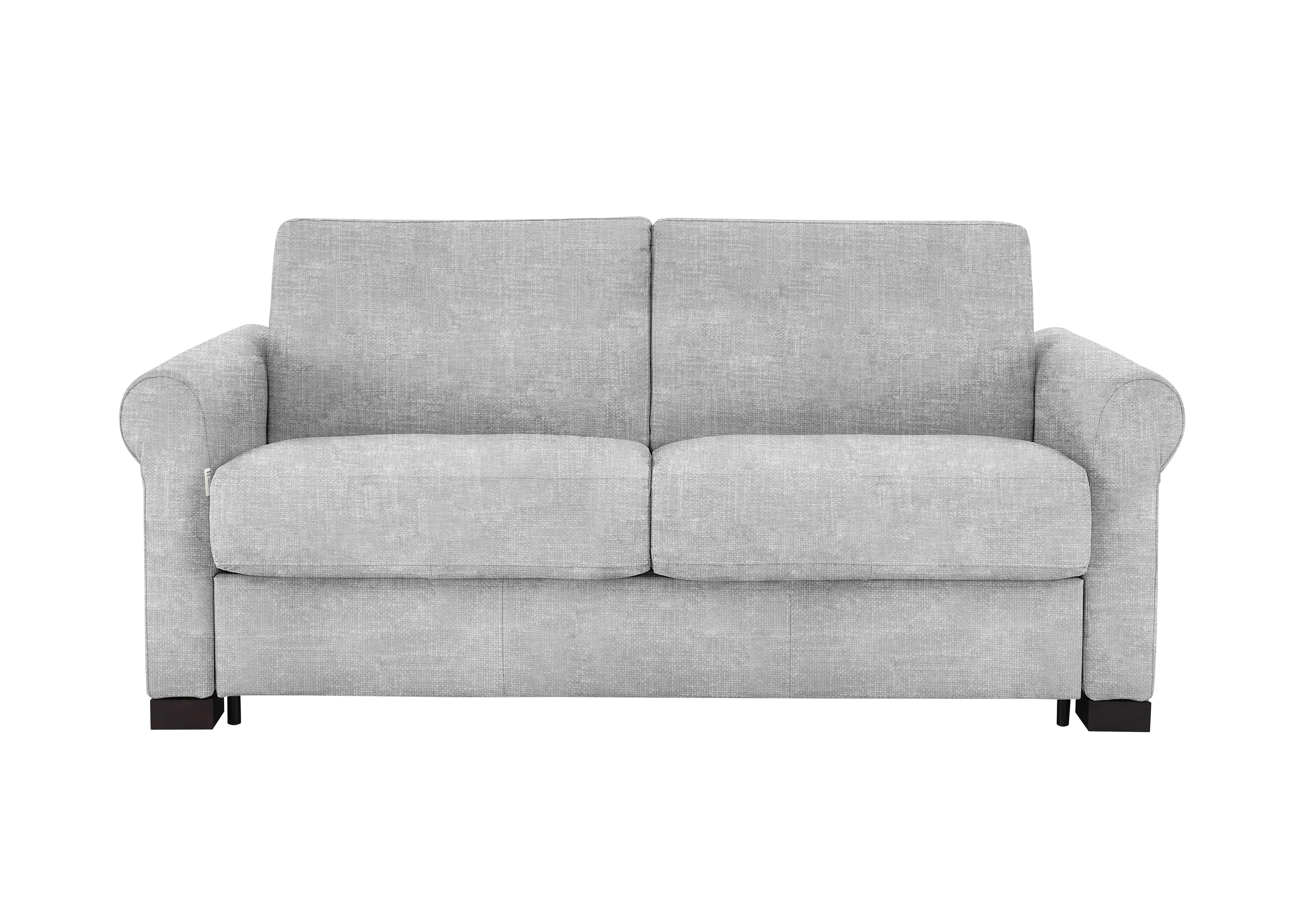 Alcova 2 Seater Fabric Sofa Bed with Scroll Arms in Baobab Ghiaccio 516 on Furniture Village