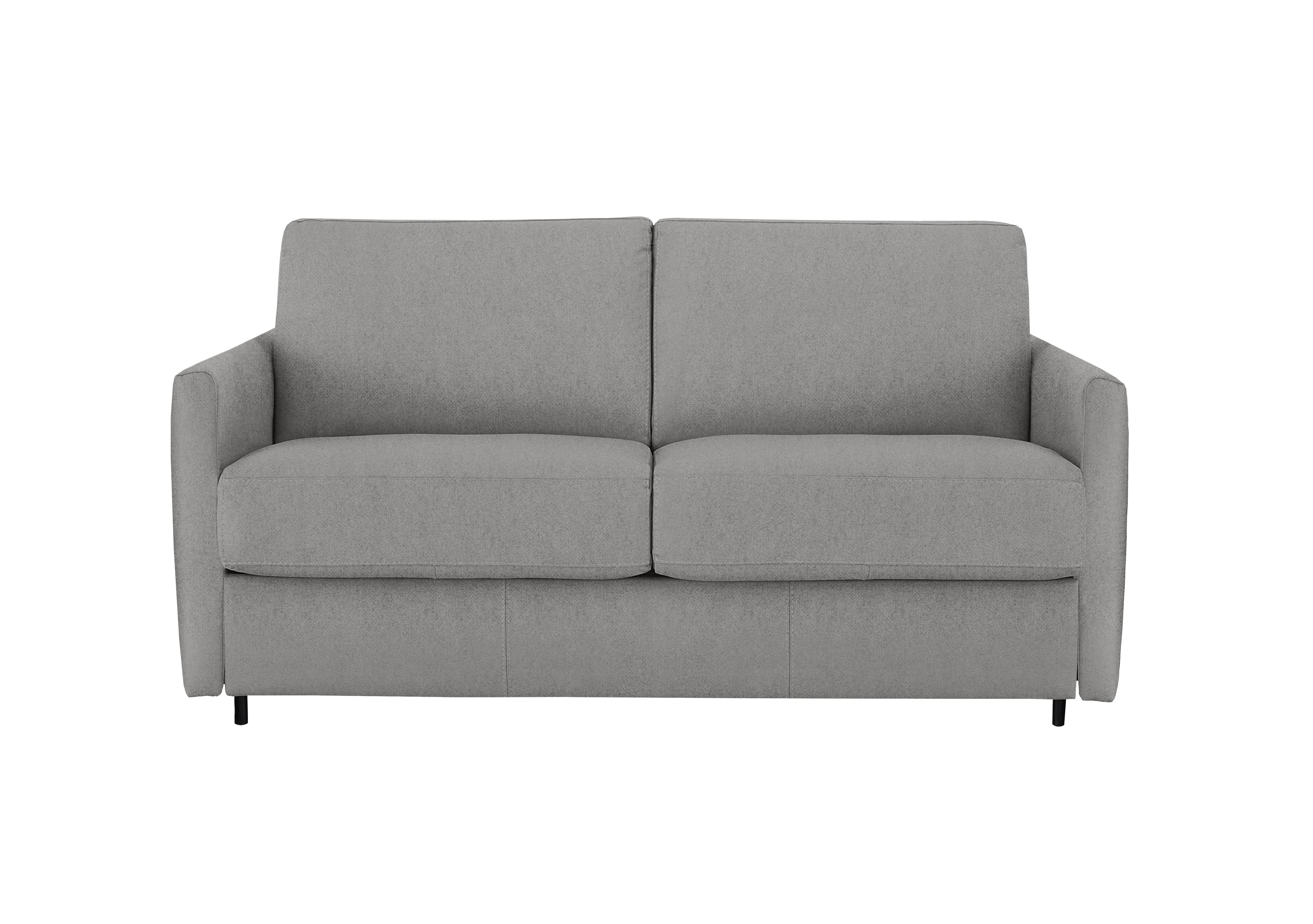 Alcova 2 Seater Fabric Sofa Bed with Slim Arms in Fuente Ash on Furniture Village
