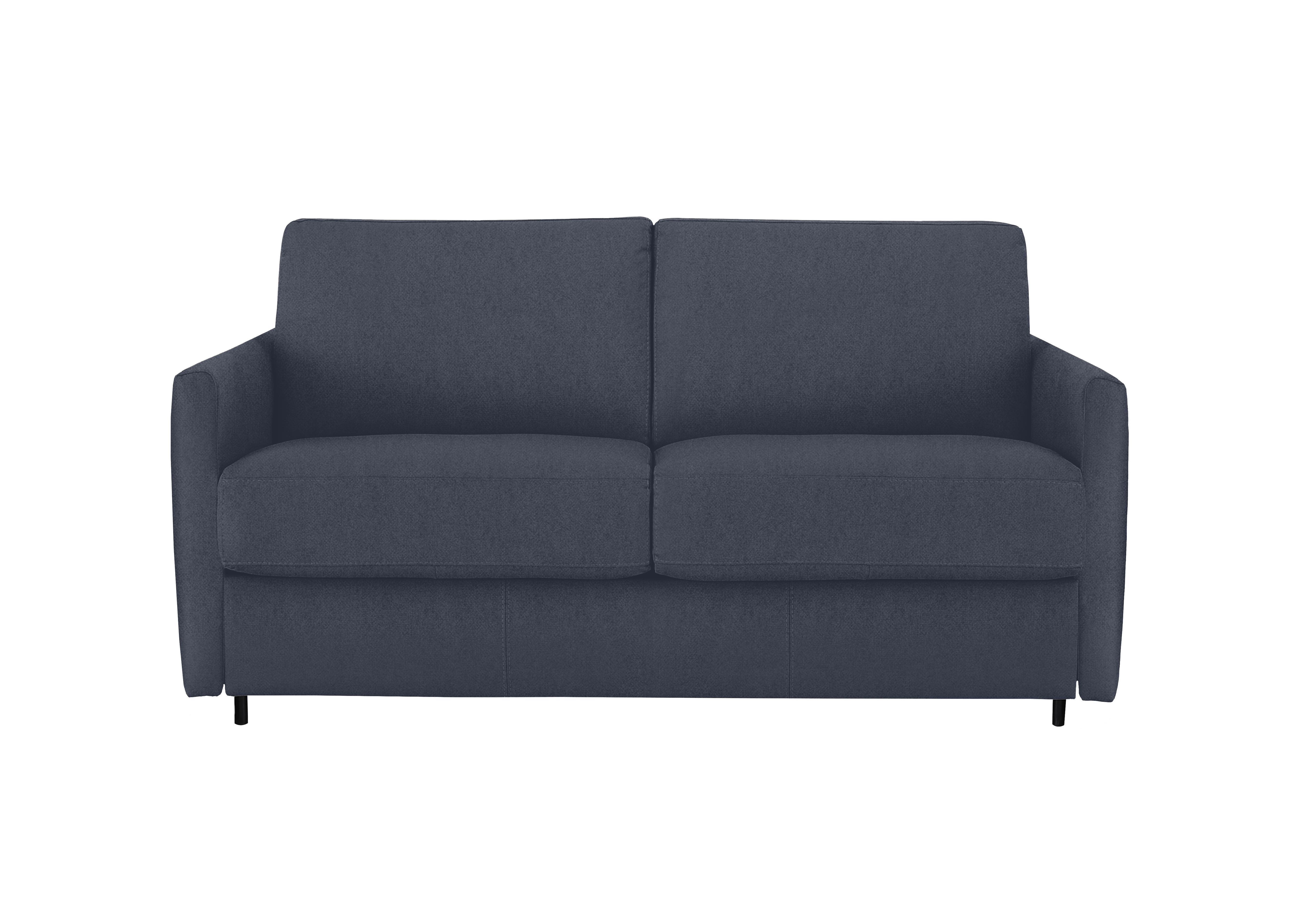 Alcova 2 Seater Fabric Sofa Bed with Slim Arms in Fuente Ocean on Furniture Village