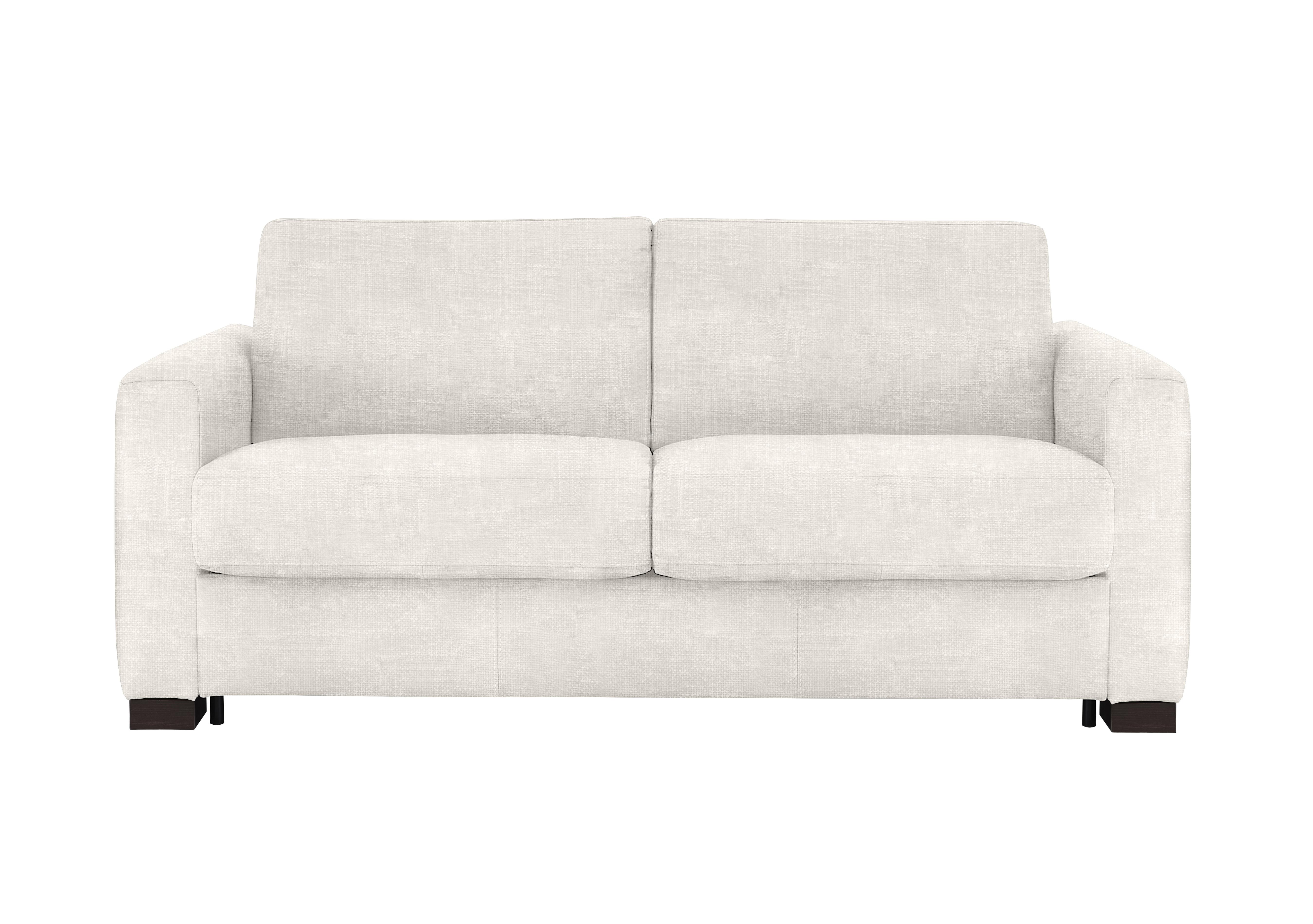 Alcova 2.5 Seater Fabric Sofa Bed with Box Arms in Baobab Bianco 500 on Furniture Village