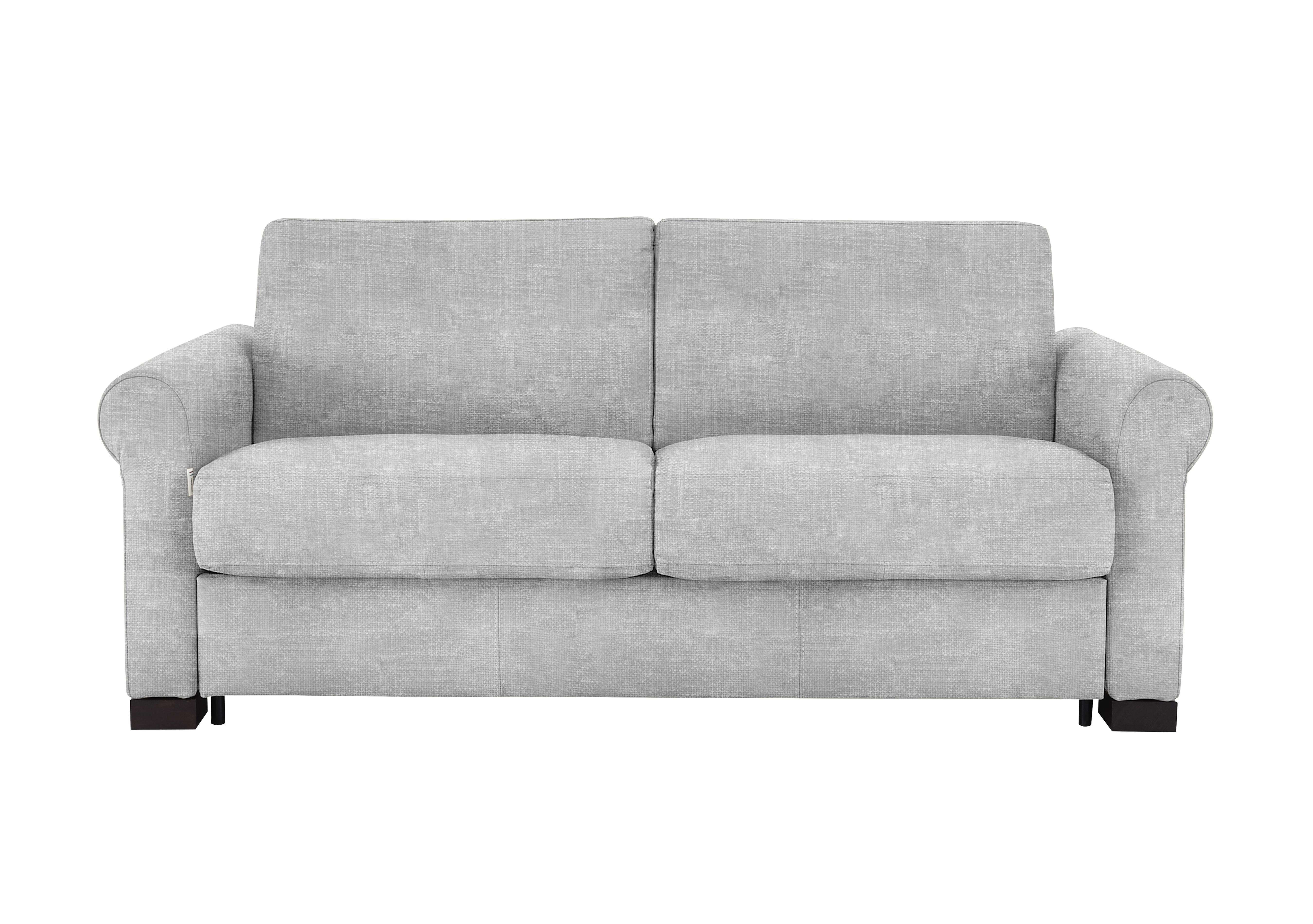 Alcova 2.5 Seater Fabric Sofa Bed with Scroll Arms in Baobab Ghiaccio 516 on Furniture Village
