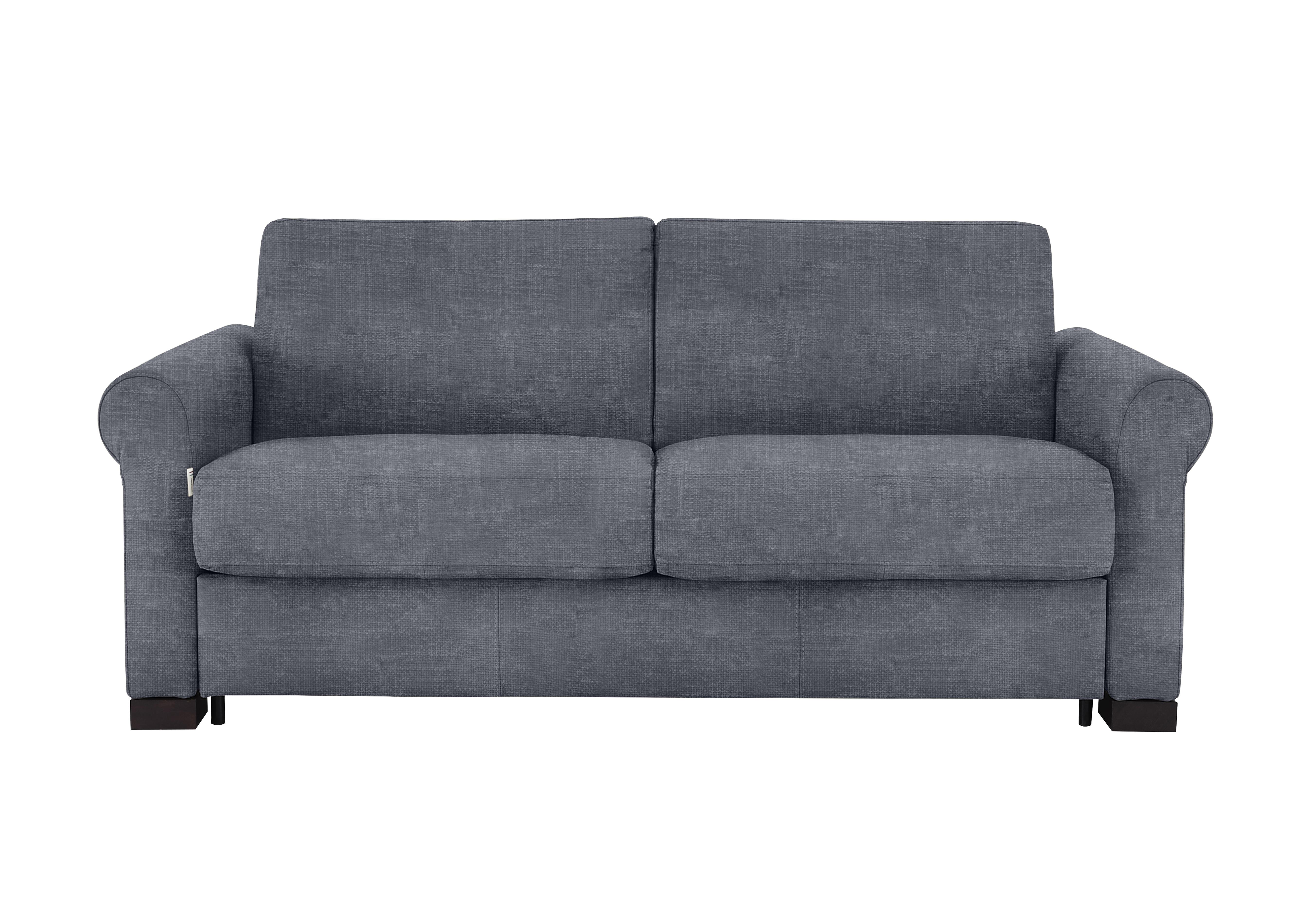 Alcova 2.5 Seater Fabric Sofa Bed with Scroll Arms in Baobab Grigio 546 on Furniture Village