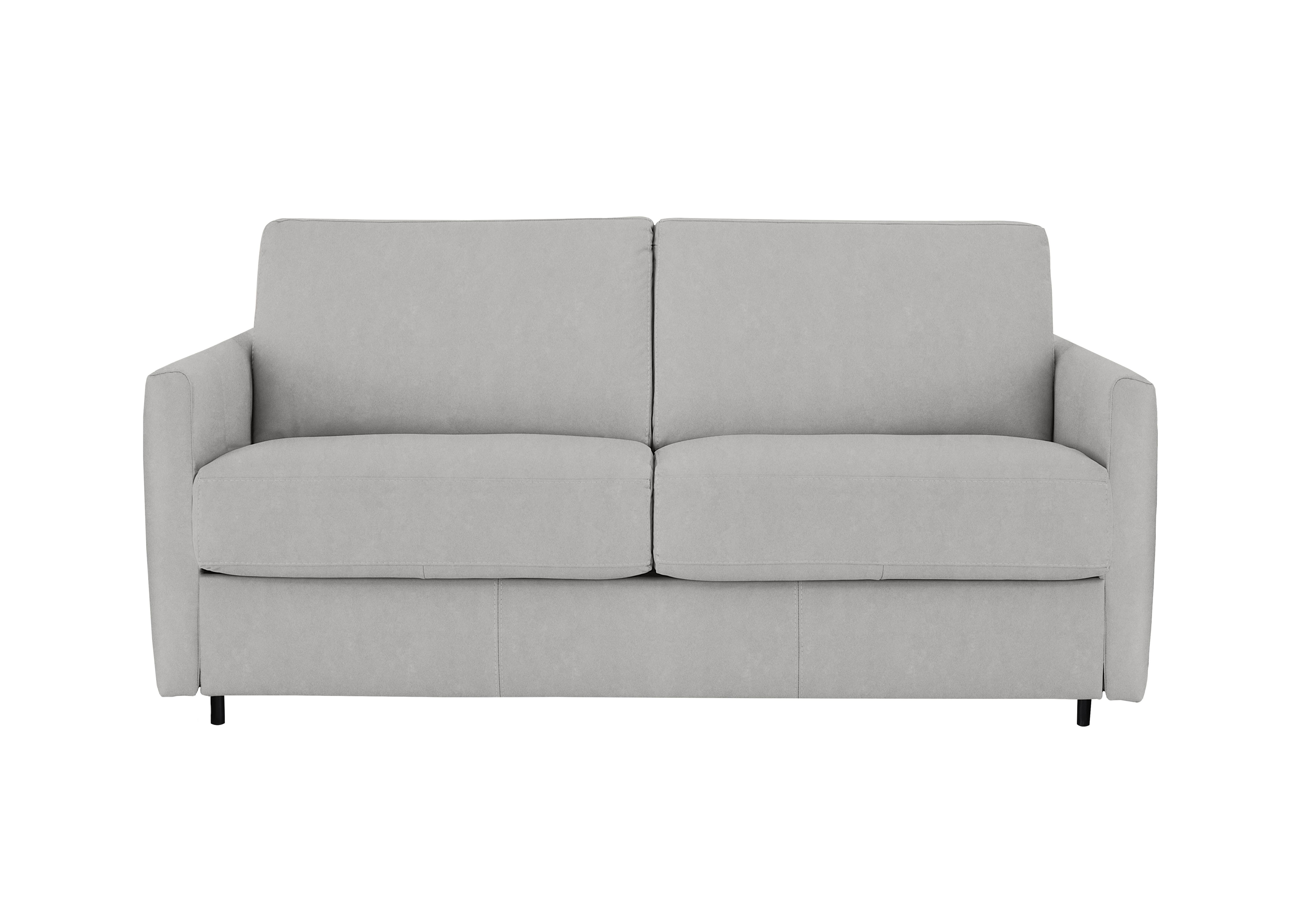 Alcova 2.5 Seater Fabric Sofa Bed with Slim Arms in Flambe Ghiaccio on Furniture Village