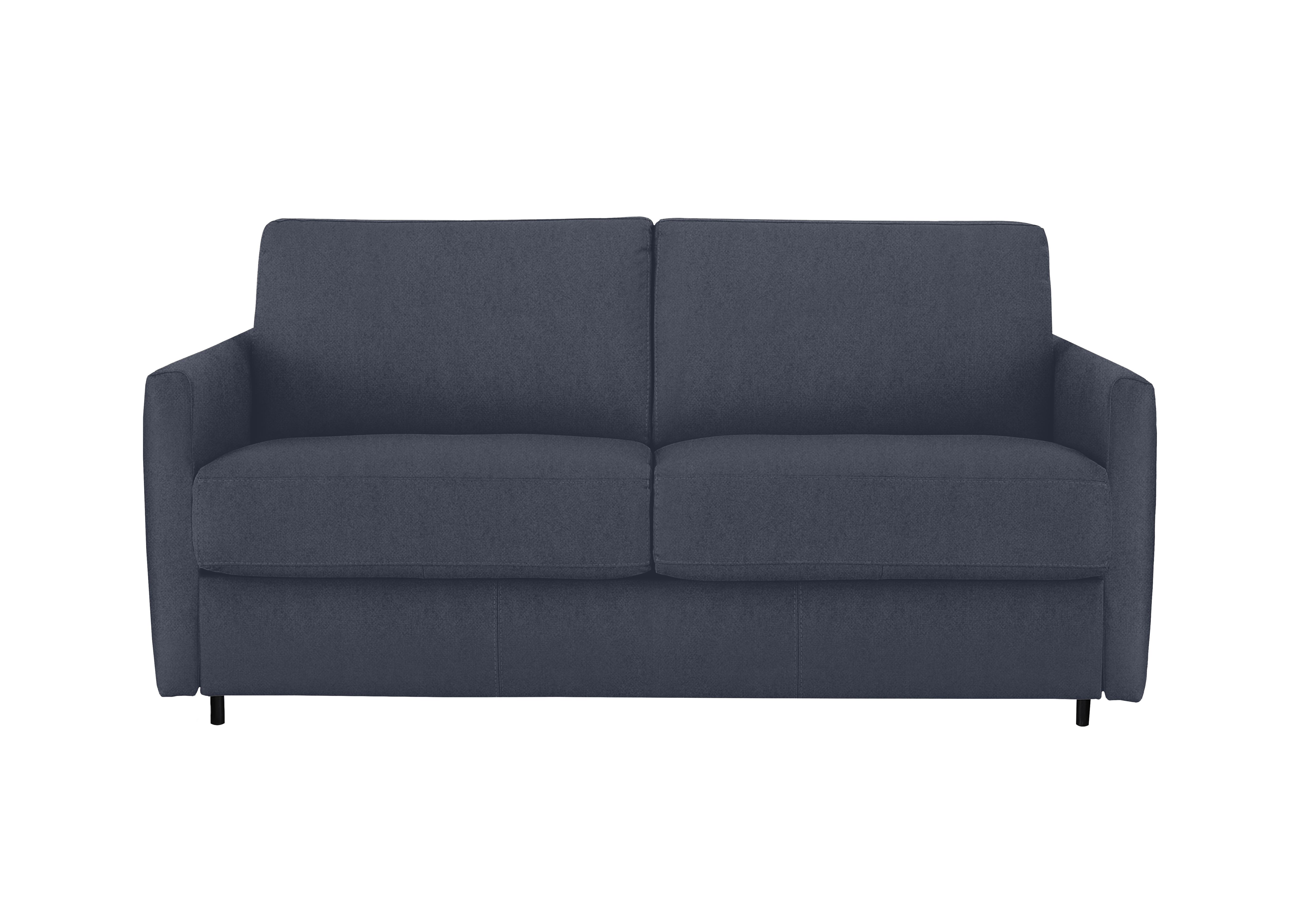 Alcova 2.5 Seater Fabric Sofa Bed with Slim Arms in Fuente Ocean on Furniture Village