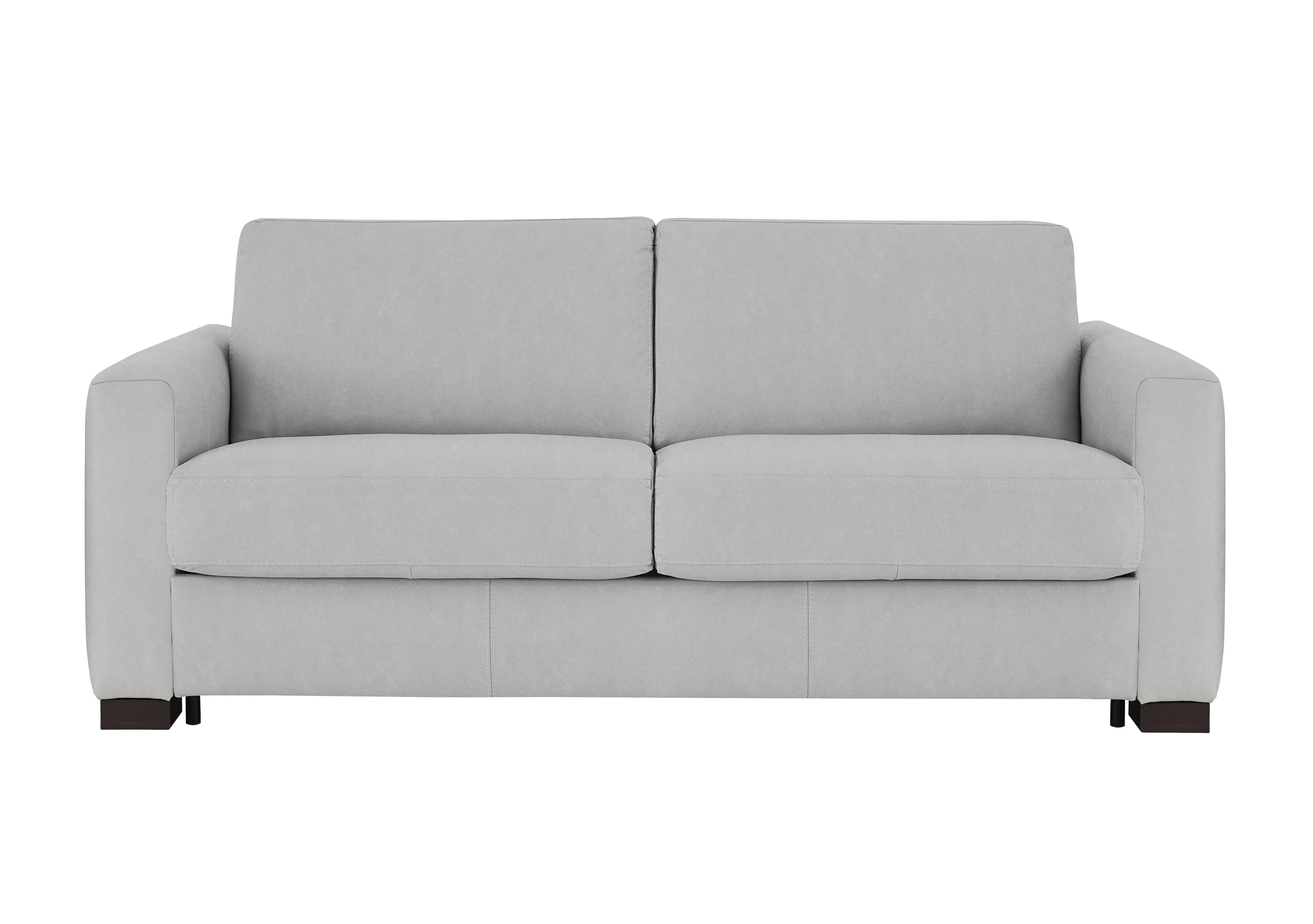 Alcova 3 Seater Fabric Sofa Bed with Box Arms in Flambe Ghiaccio on Furniture Village