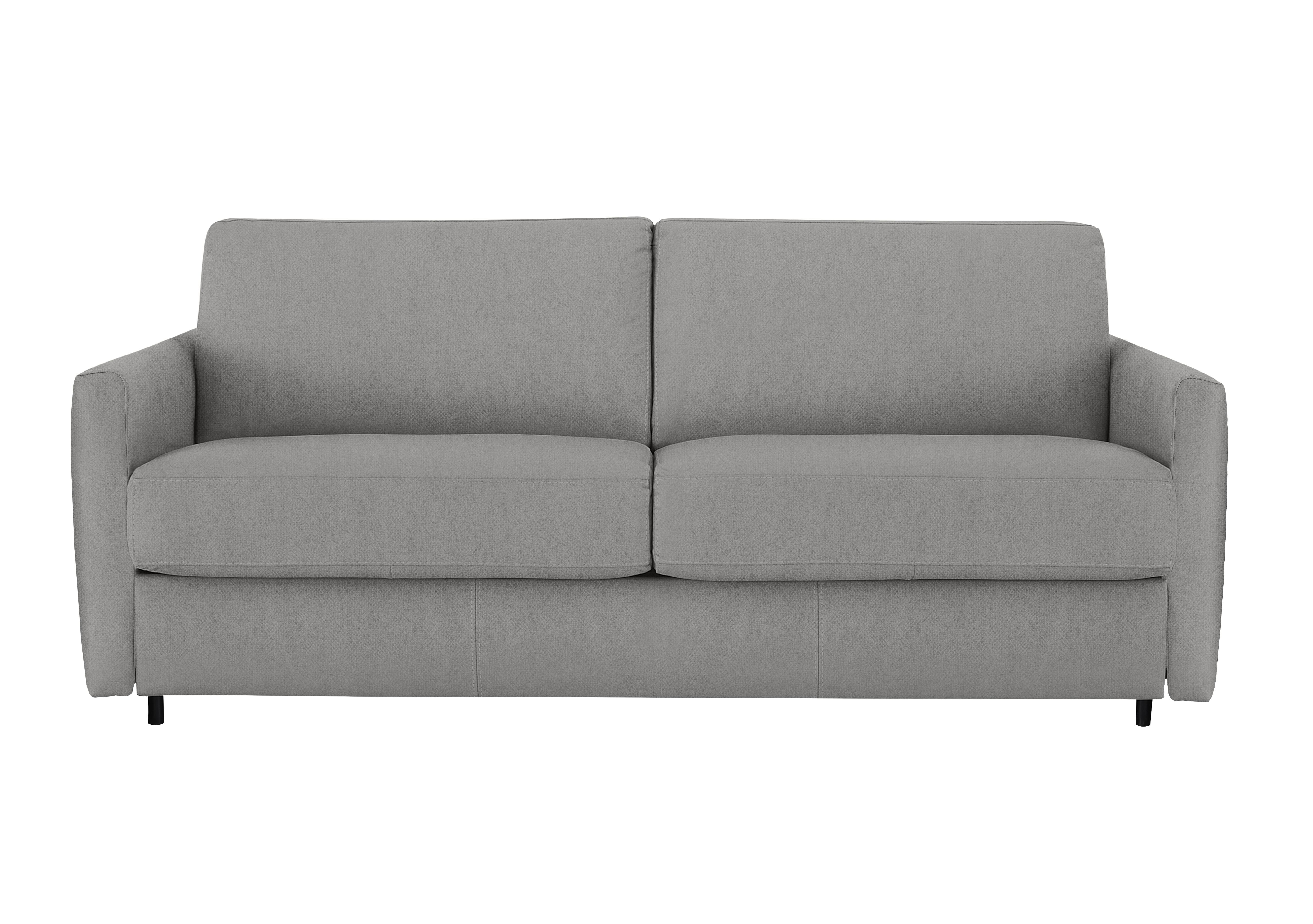 Alcova 3 Seater Fabric Sofa Bed with Slim Arms in Fuente Ash on Furniture Village