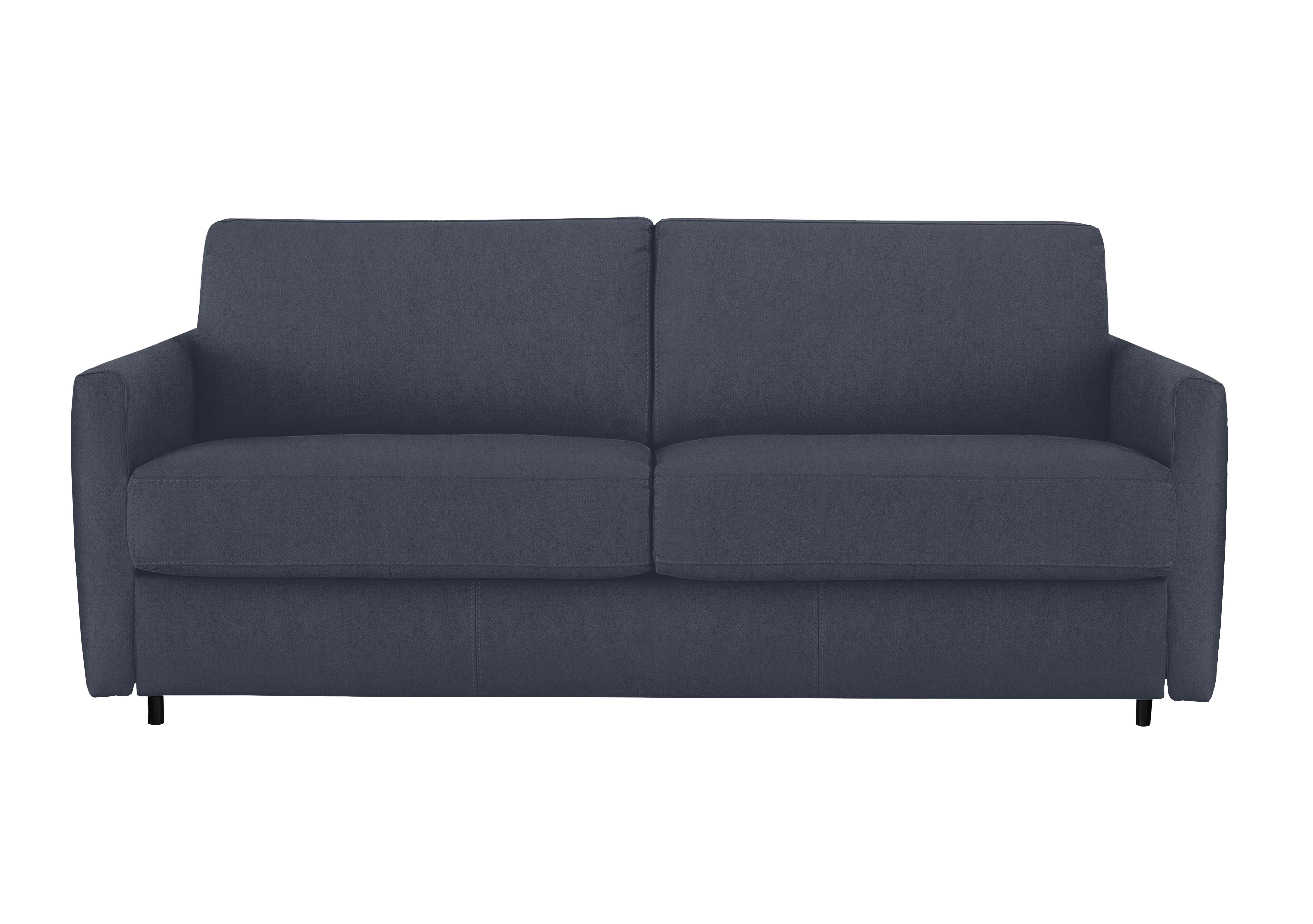 Alcova 3 Seater Fabric Sofa Bed with Slim Arms in Fuente Ocean on Furniture Village