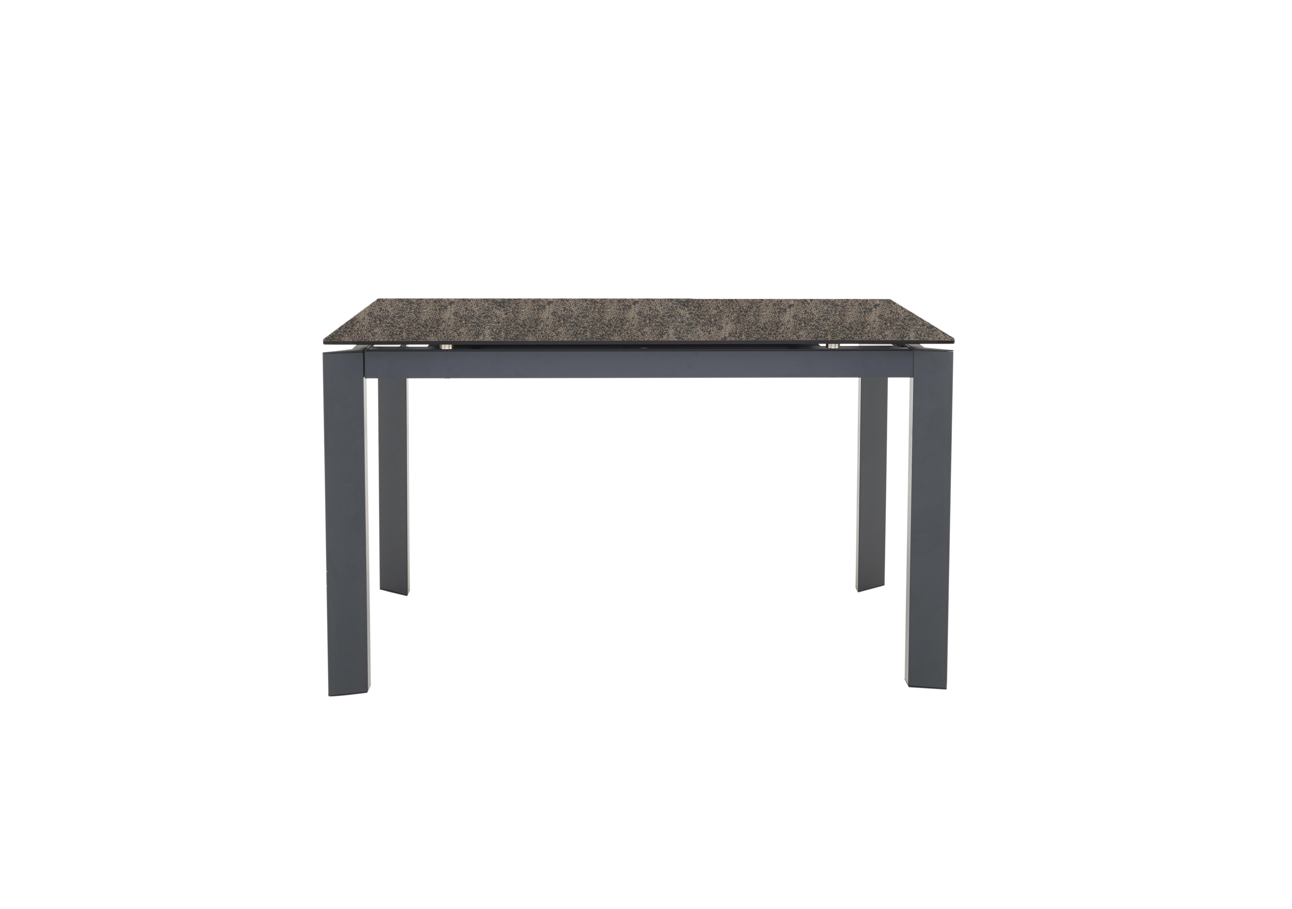 New Baron Extending Dining Table in Lead Grey/Grey on Furniture Village