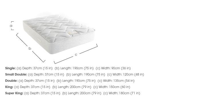 Supreme Latex Comfort 1800 Mattress in  on Furniture Village