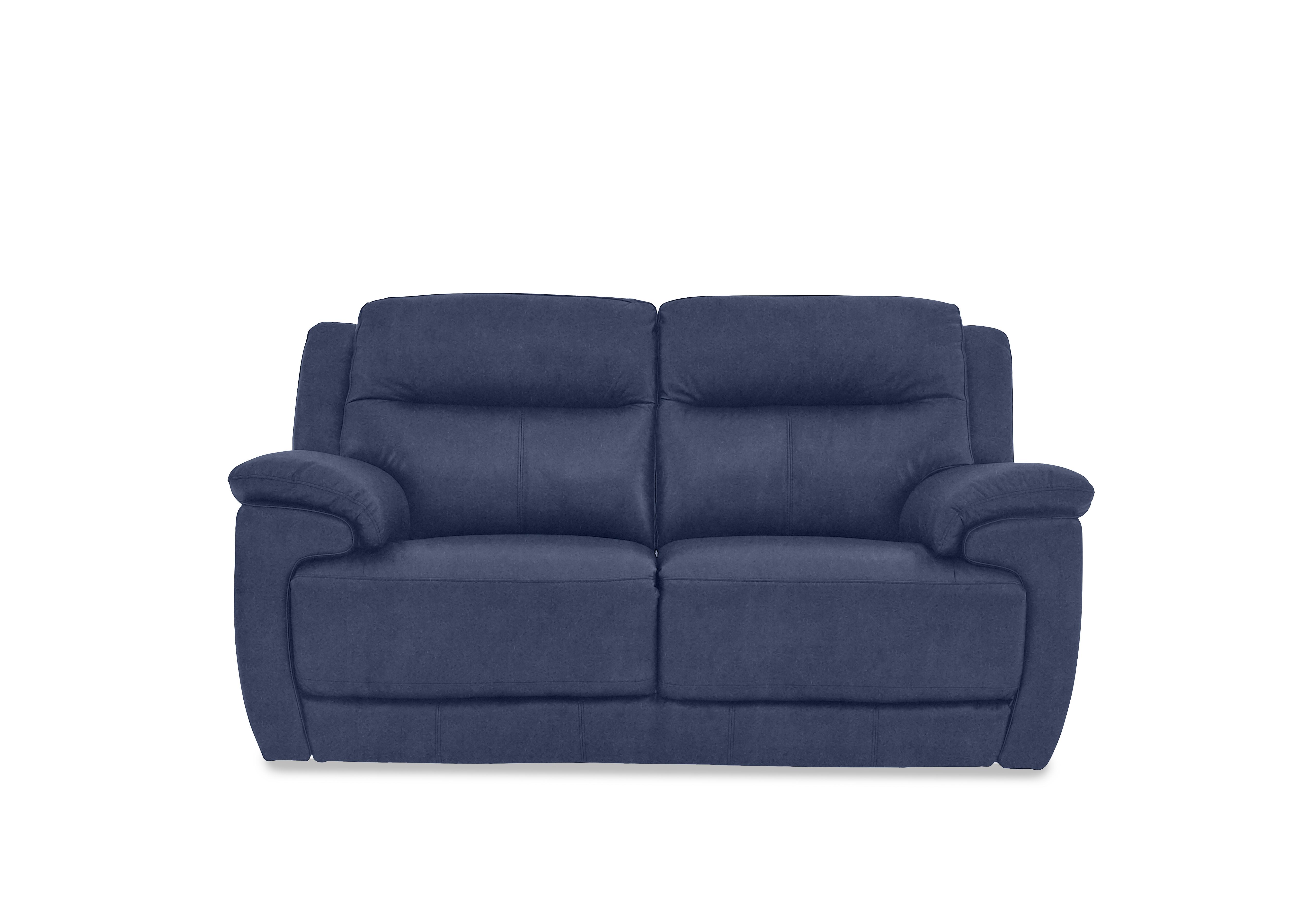 Touch 2 Seater Heavy Duty Fabric Sofa in Bfa-Blj-R10 Blue on Furniture Village