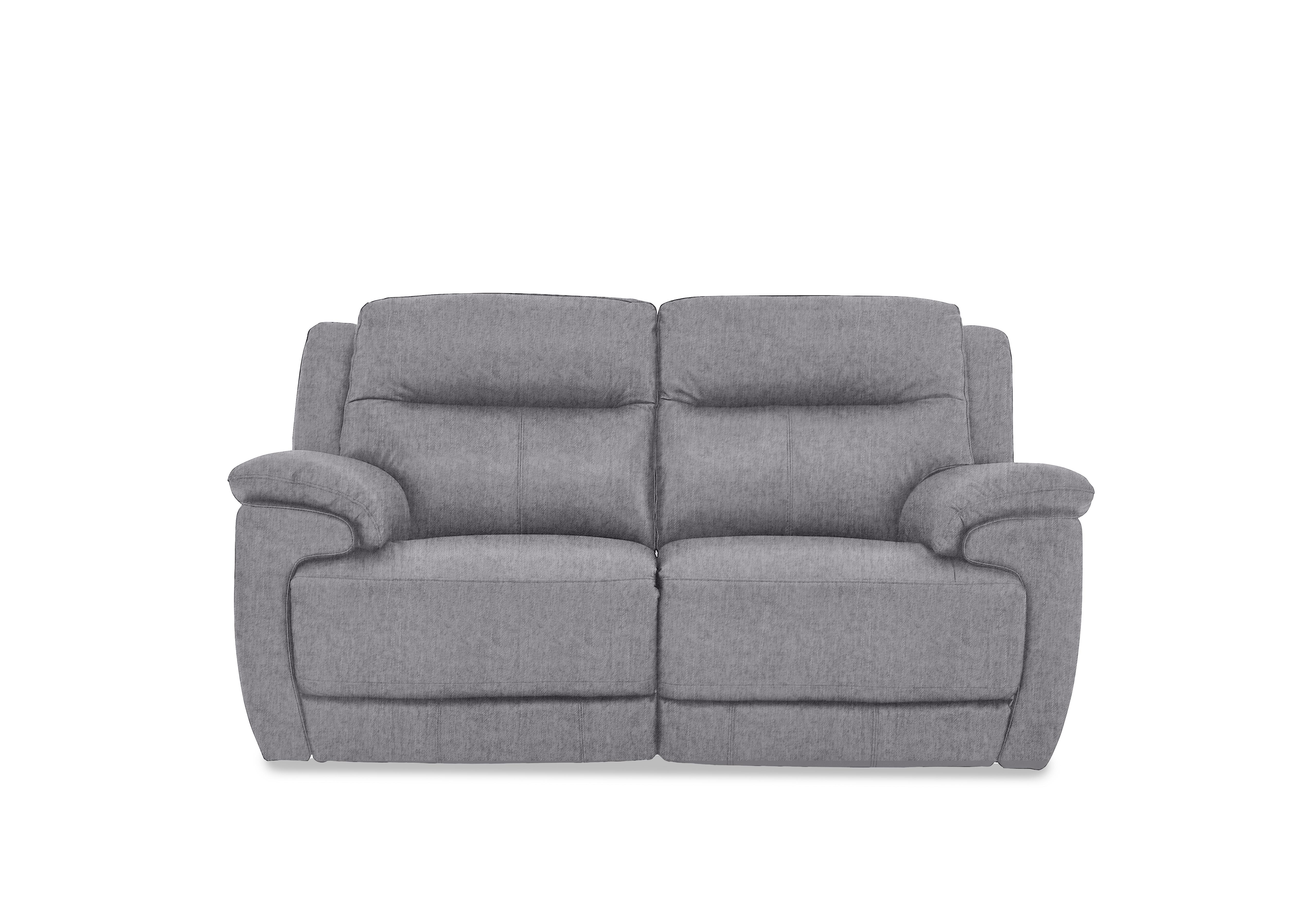 Touch 2 Seater Heavy Duty Fabric Sofa in Fab-Meo-R27 Pewter on Furniture Village