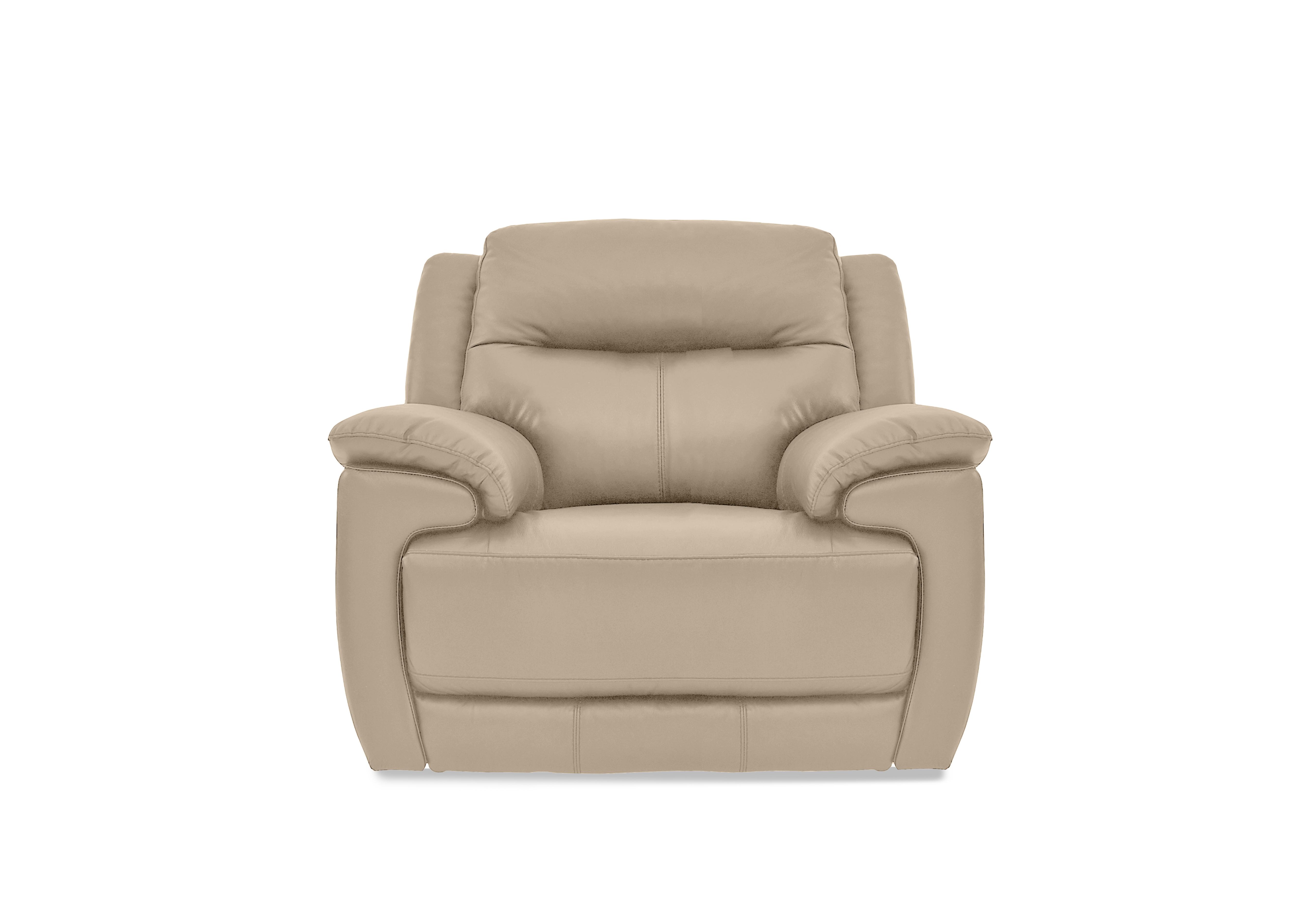 Touch Leather Armchair in Bv-039c Pebble on Furniture Village
