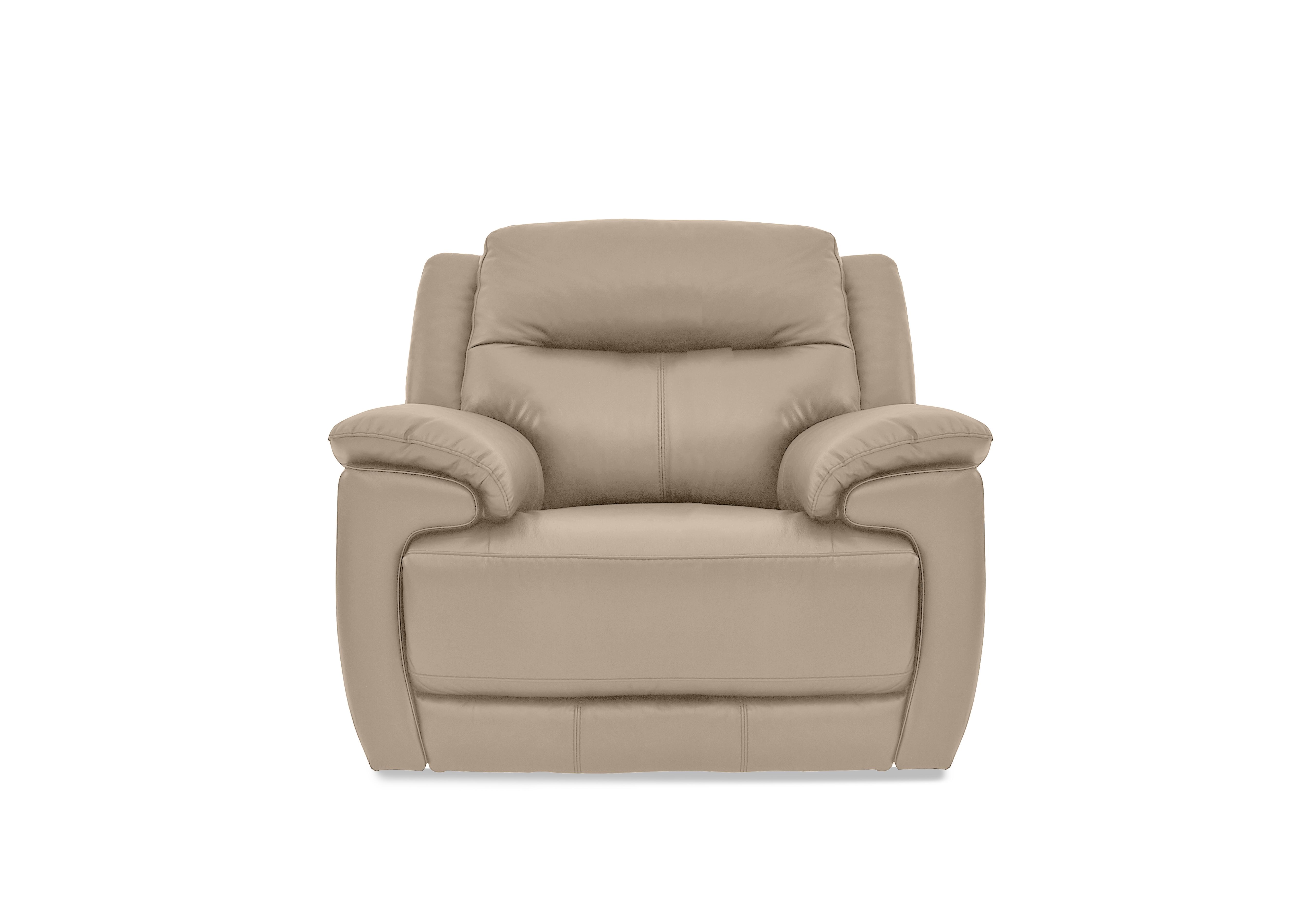 Touch Leather Armchair in Nc-039c Pebble on Furniture Village