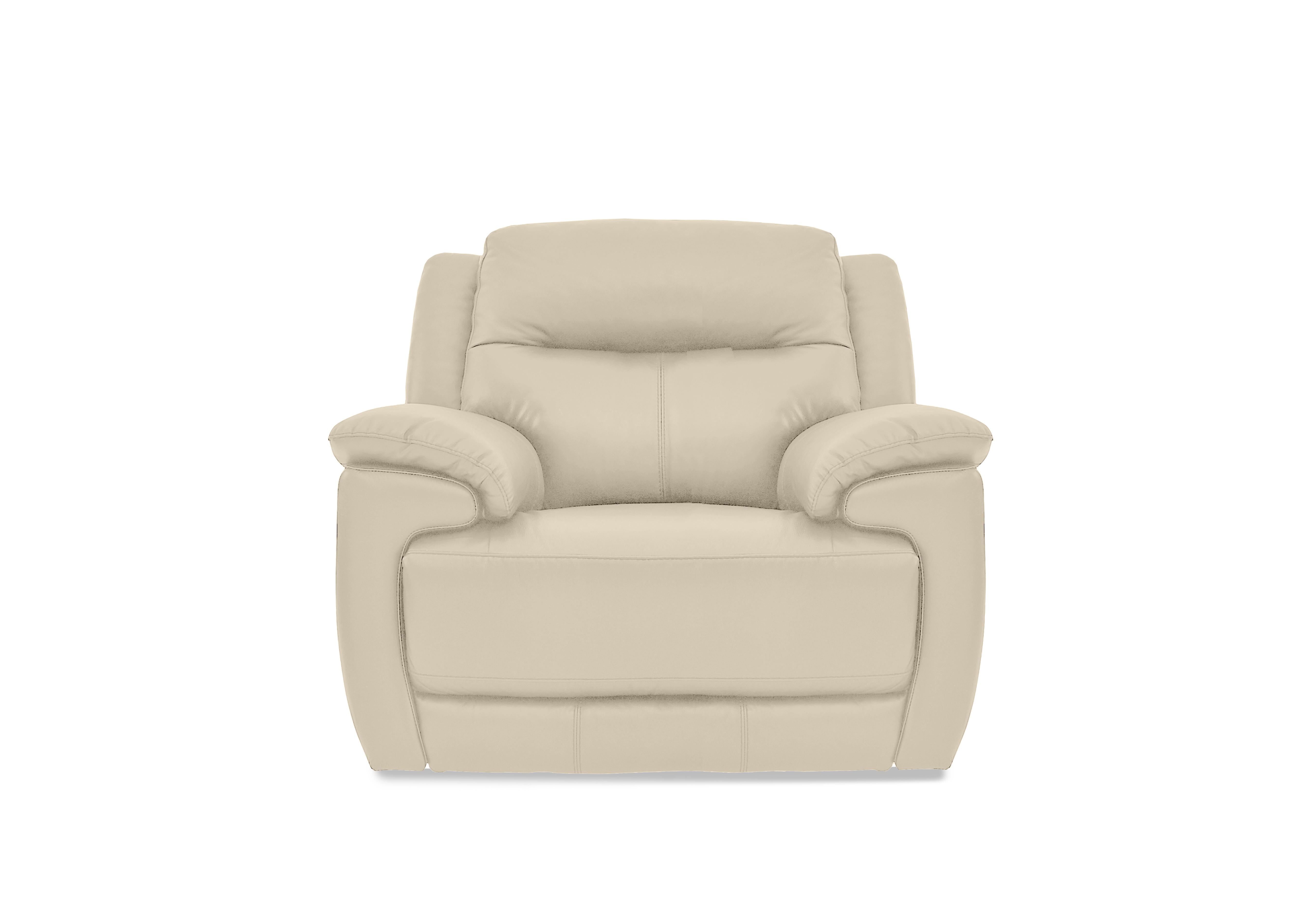 Touch Leather Armchair in Nc-862c Bisque on Furniture Village