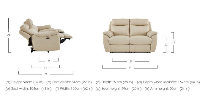 Snug 2 Seater Leather Sofa in  on Furniture Village
