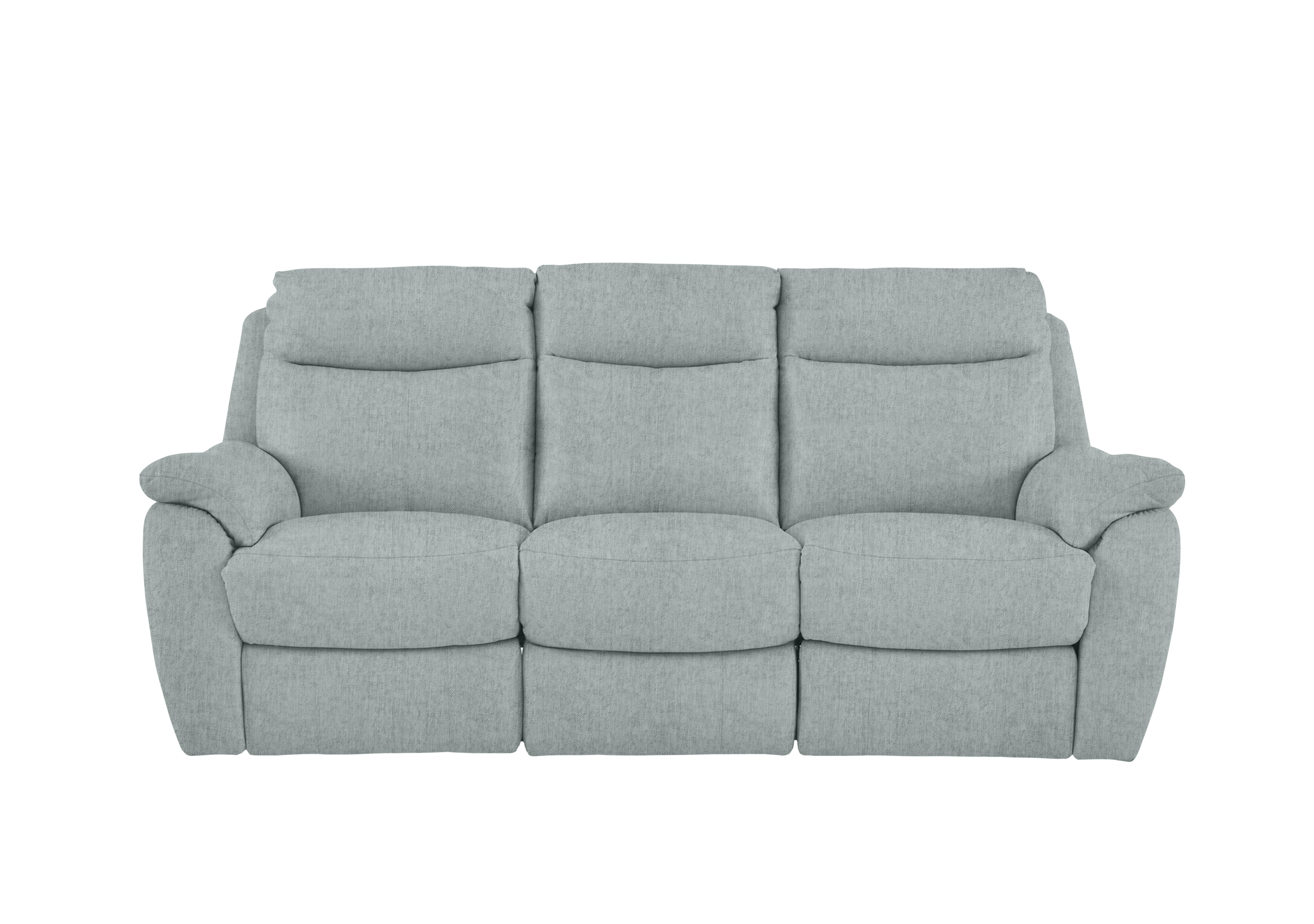 Snug 3 Seater Fabric Sofa in Fab-Meo-R17 Baby Blue on Furniture Village
