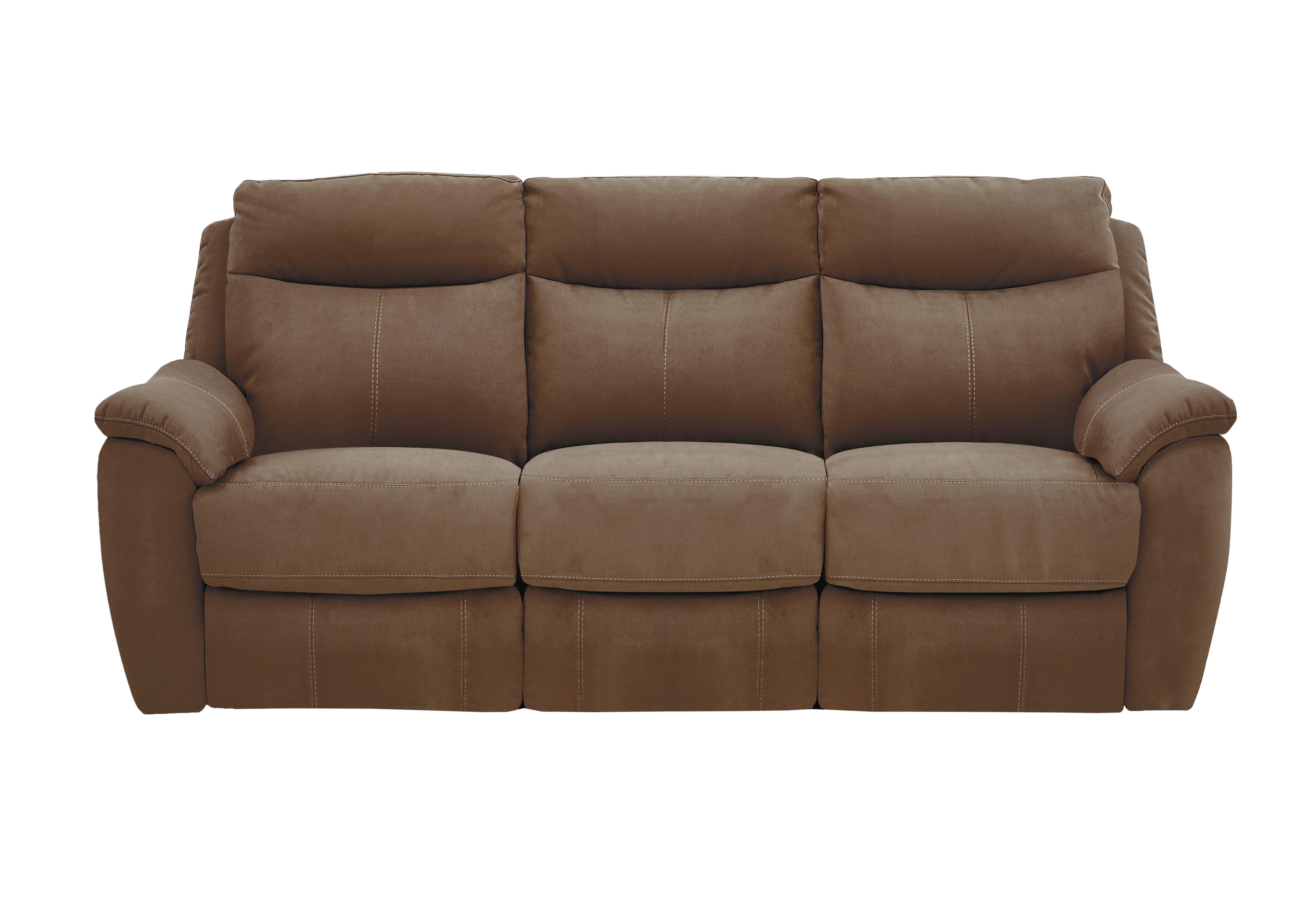 Snug 3 Seater Fabric Sofa in Bfa-Blj-R05 Hazelnut on Furniture Village