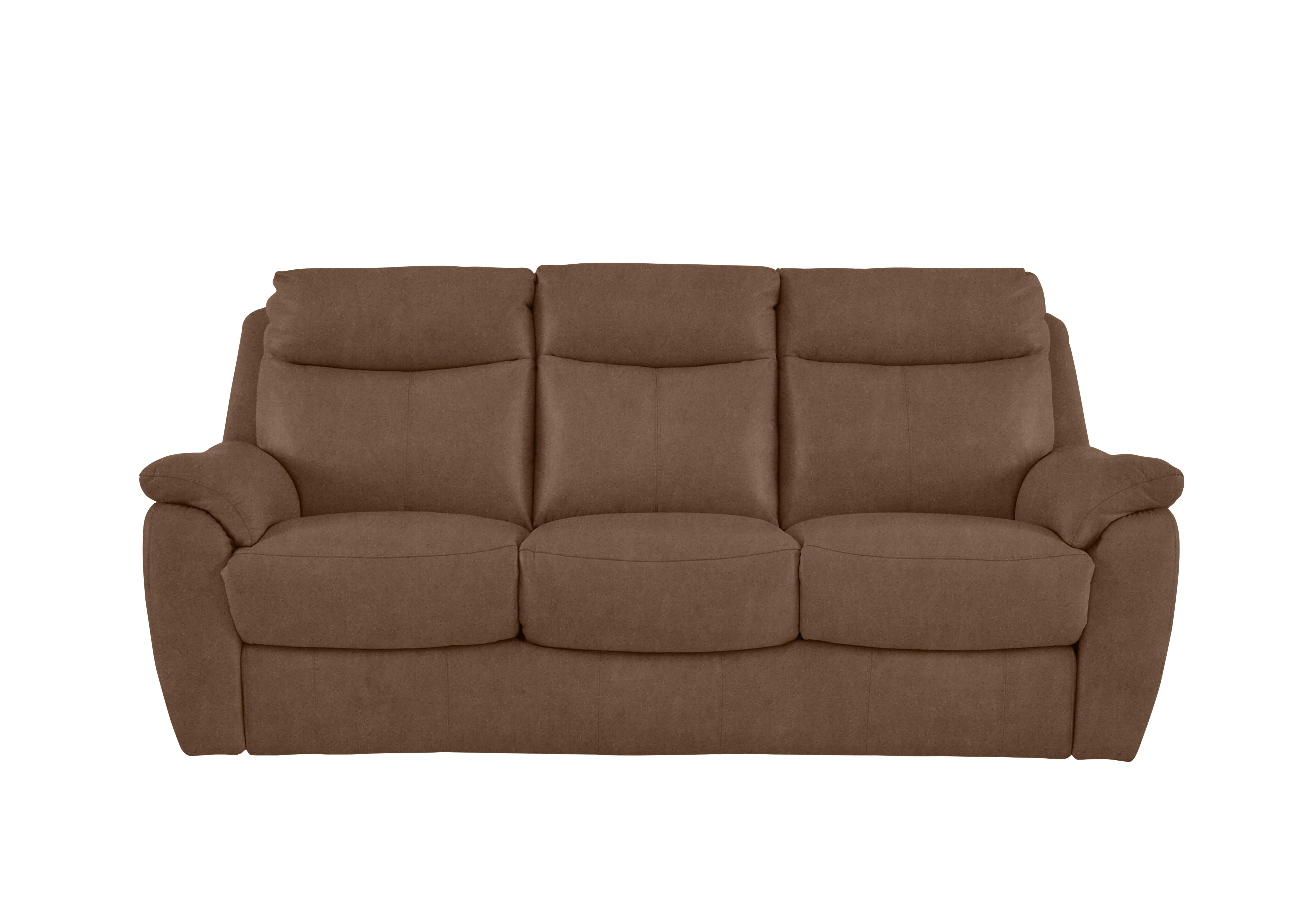 Snug 3 Seater Fabric Sofa in Bfa-Blj-R05 Hazelnut on Furniture Village