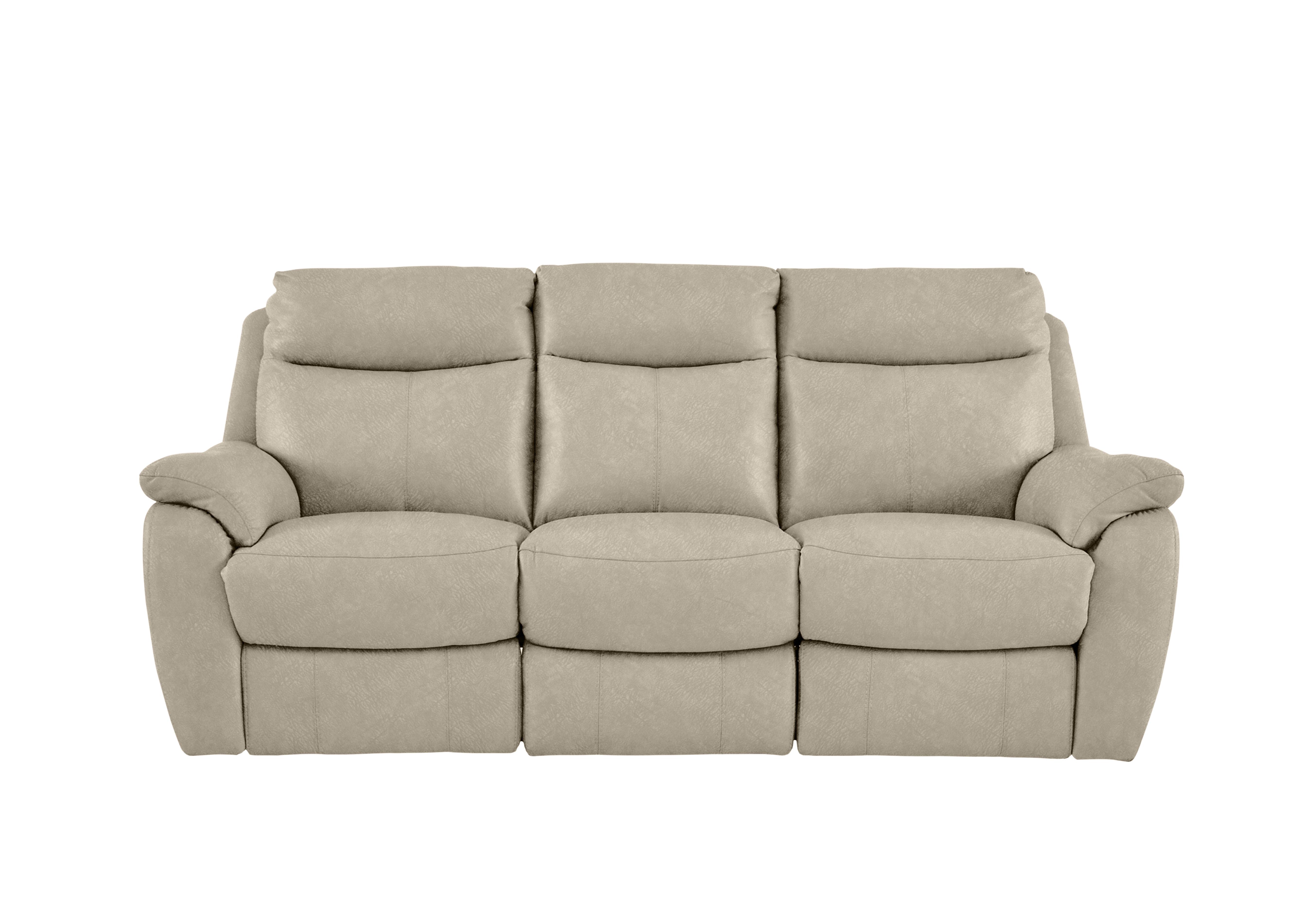 Snug 3 Seater Fabric Sofa in Bfa-Bnn-R26 Fv2 Cream on Furniture Village