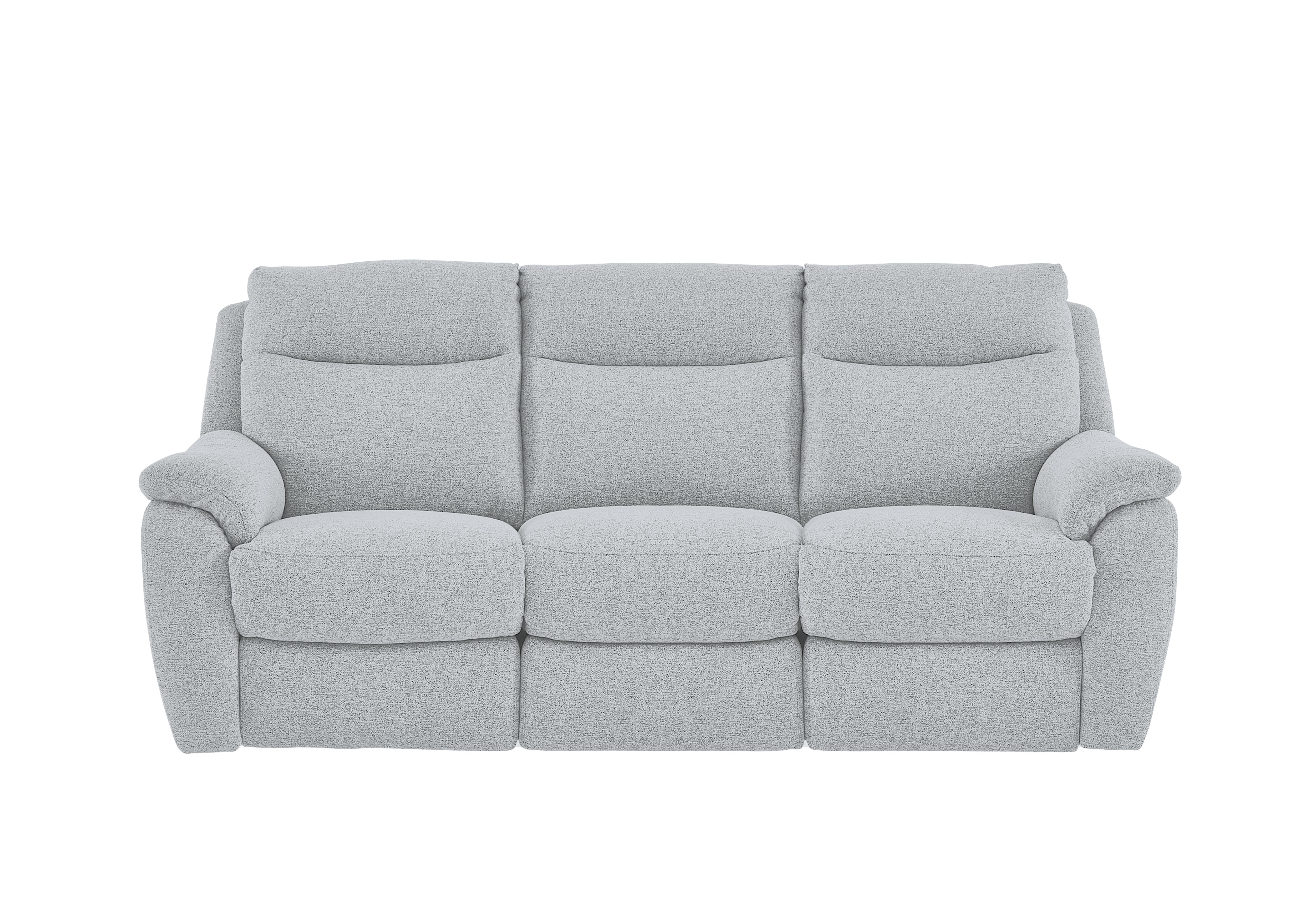 Snug 3 Seater Fabric Sofa in Fab-Chl-R21 Frost on Furniture Village