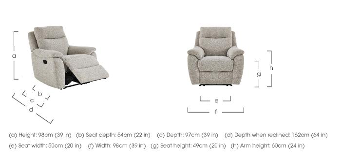 Snug Fabric Armchair in  on Furniture Village