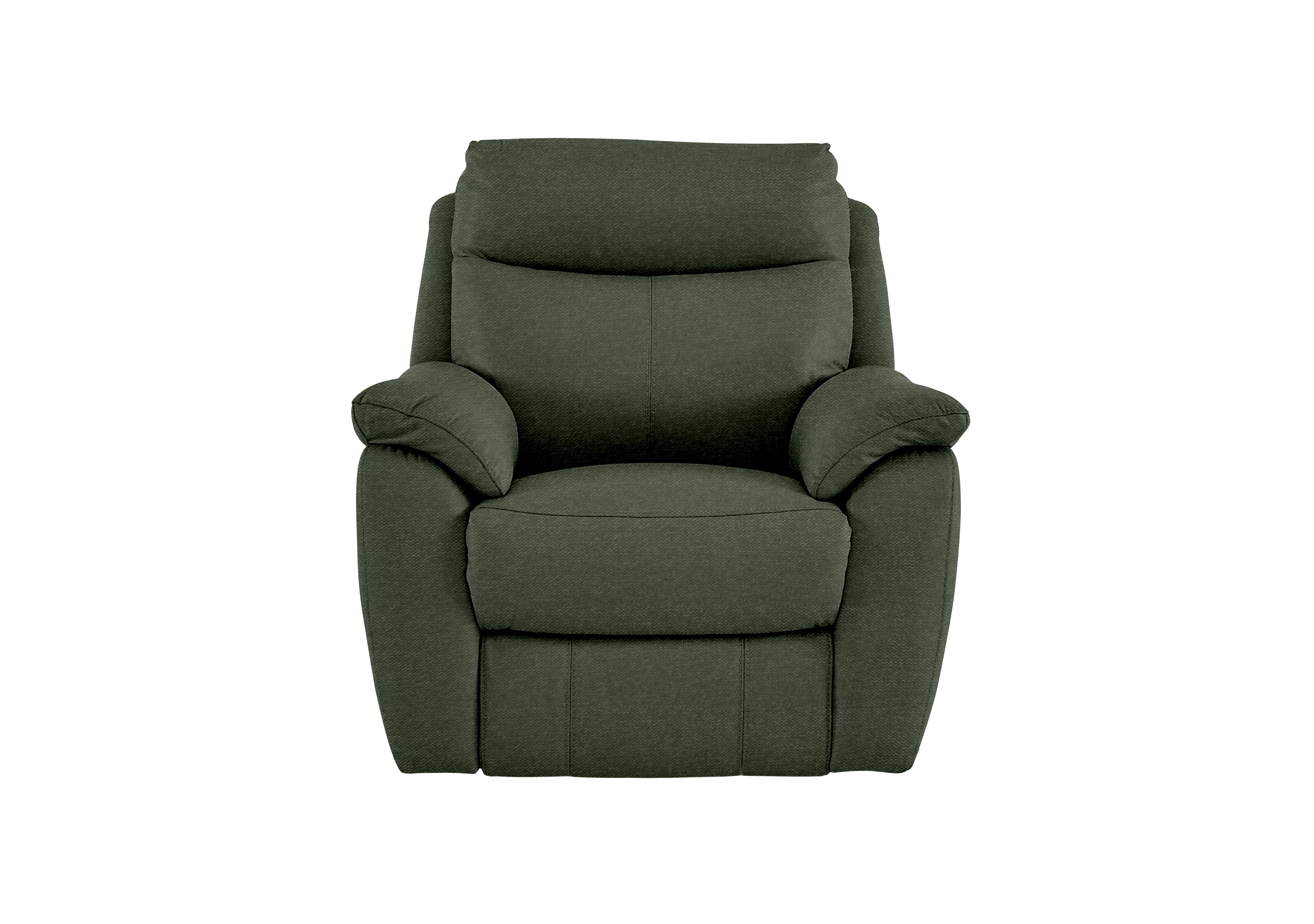 Snug Fabric Armchair in Fab-Ska-R48 Moss Green on Furniture Village