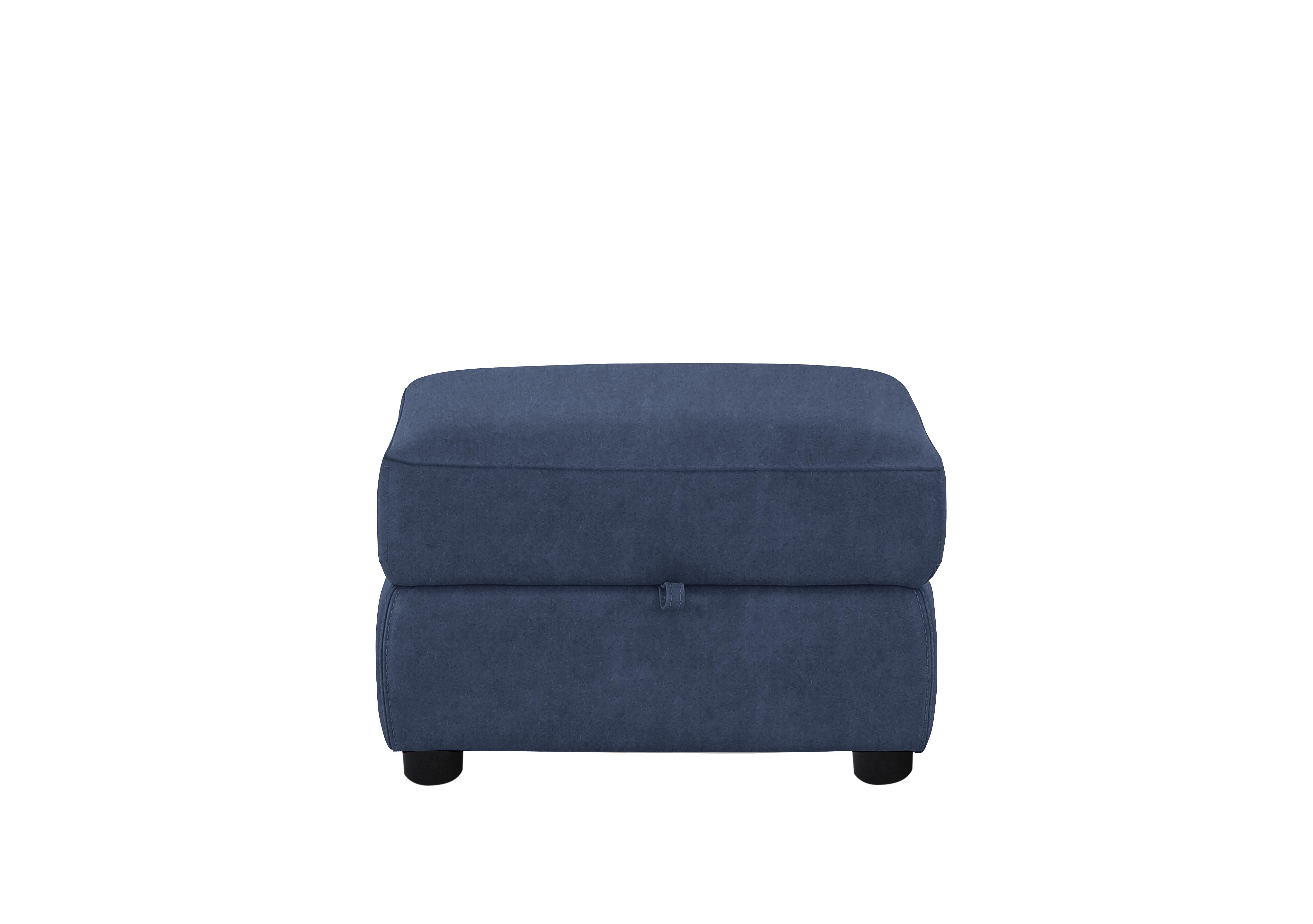Snug Fabric Storage Footstool in Bfa-Blj-R10 Blue on Furniture Village