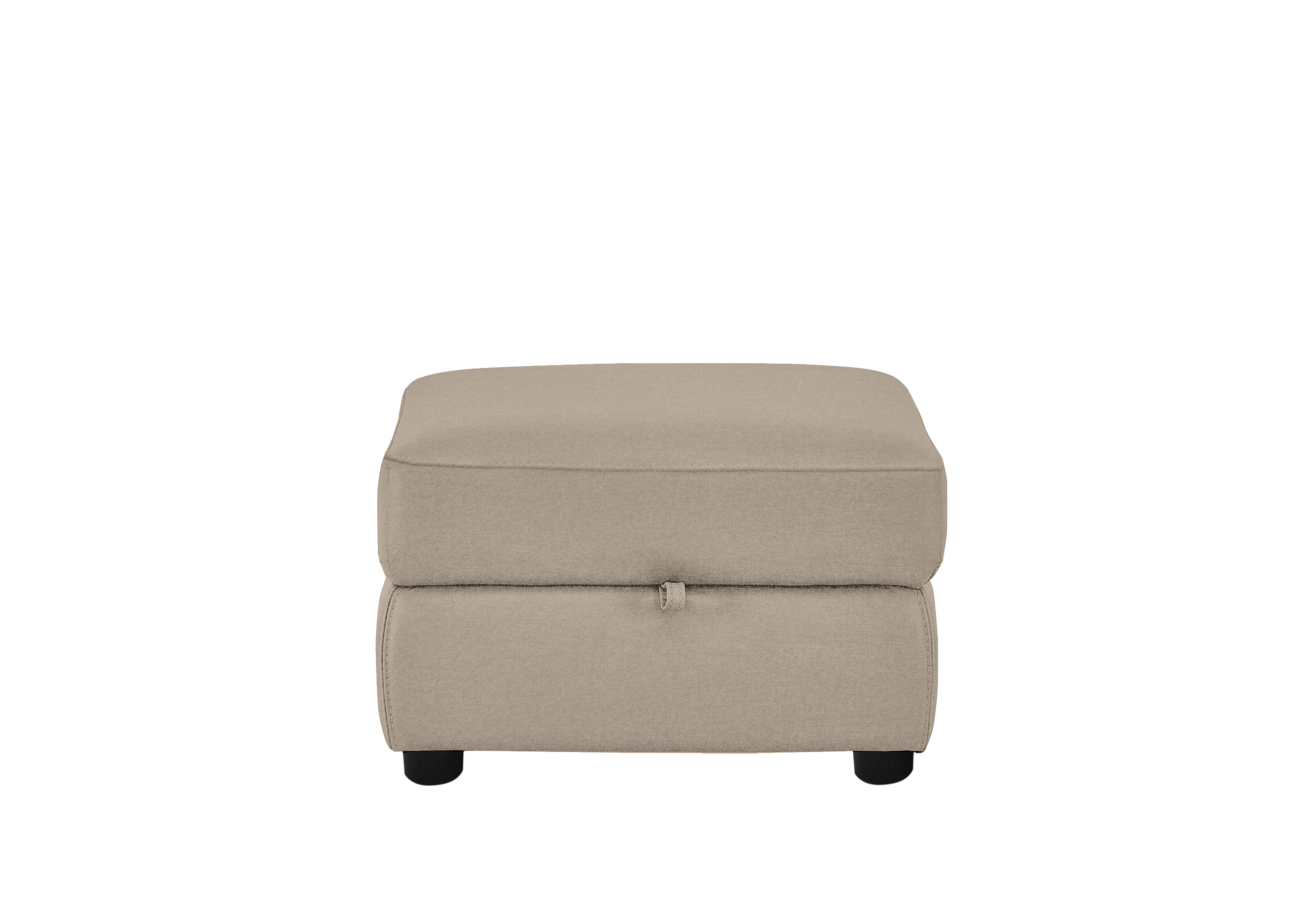 Snug Fabric Storage Footstool in Fab-Ska-R28 Beige on Furniture Village