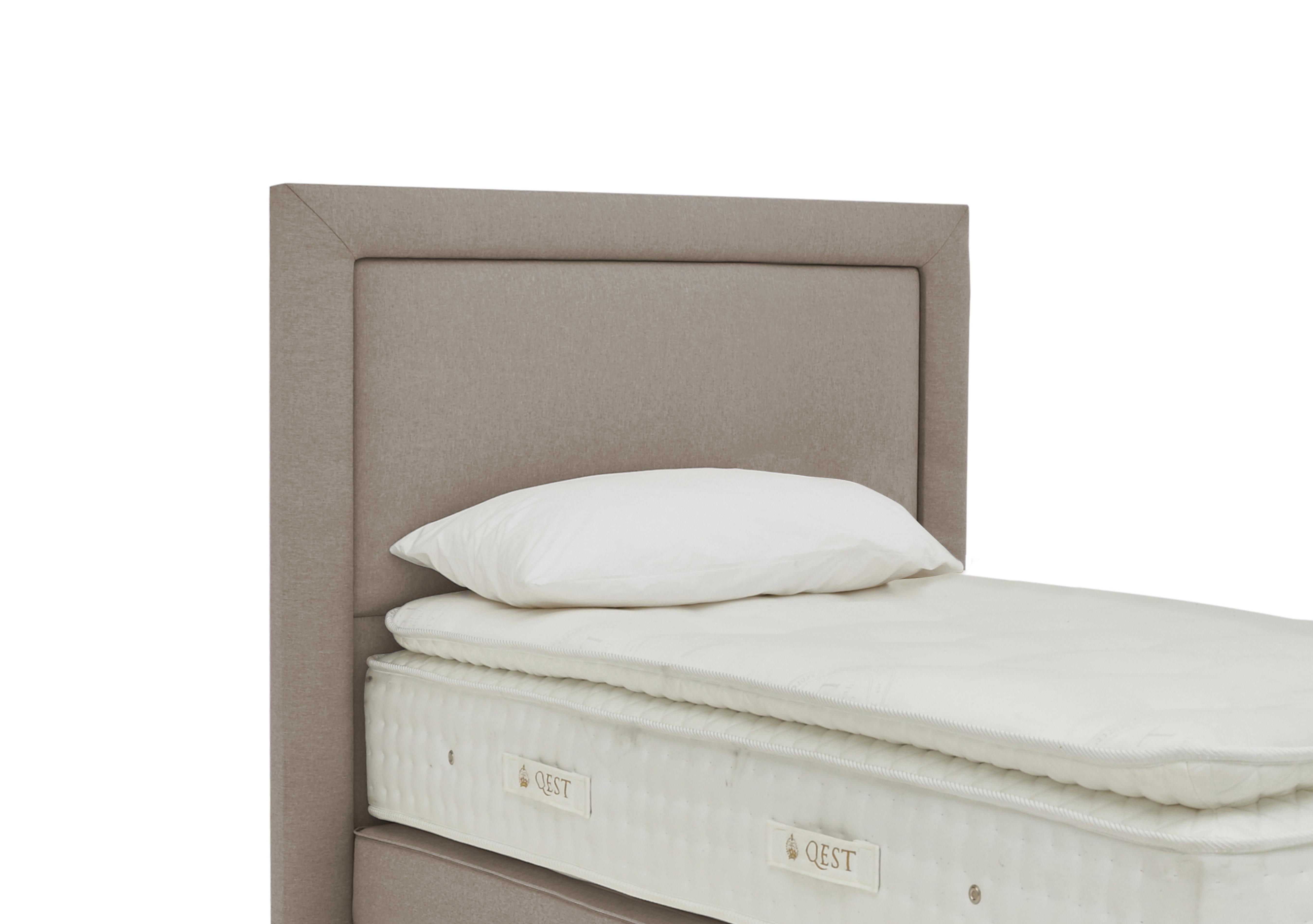Highgrove Floor Standing Headboard in Joshua Latte on Furniture Village