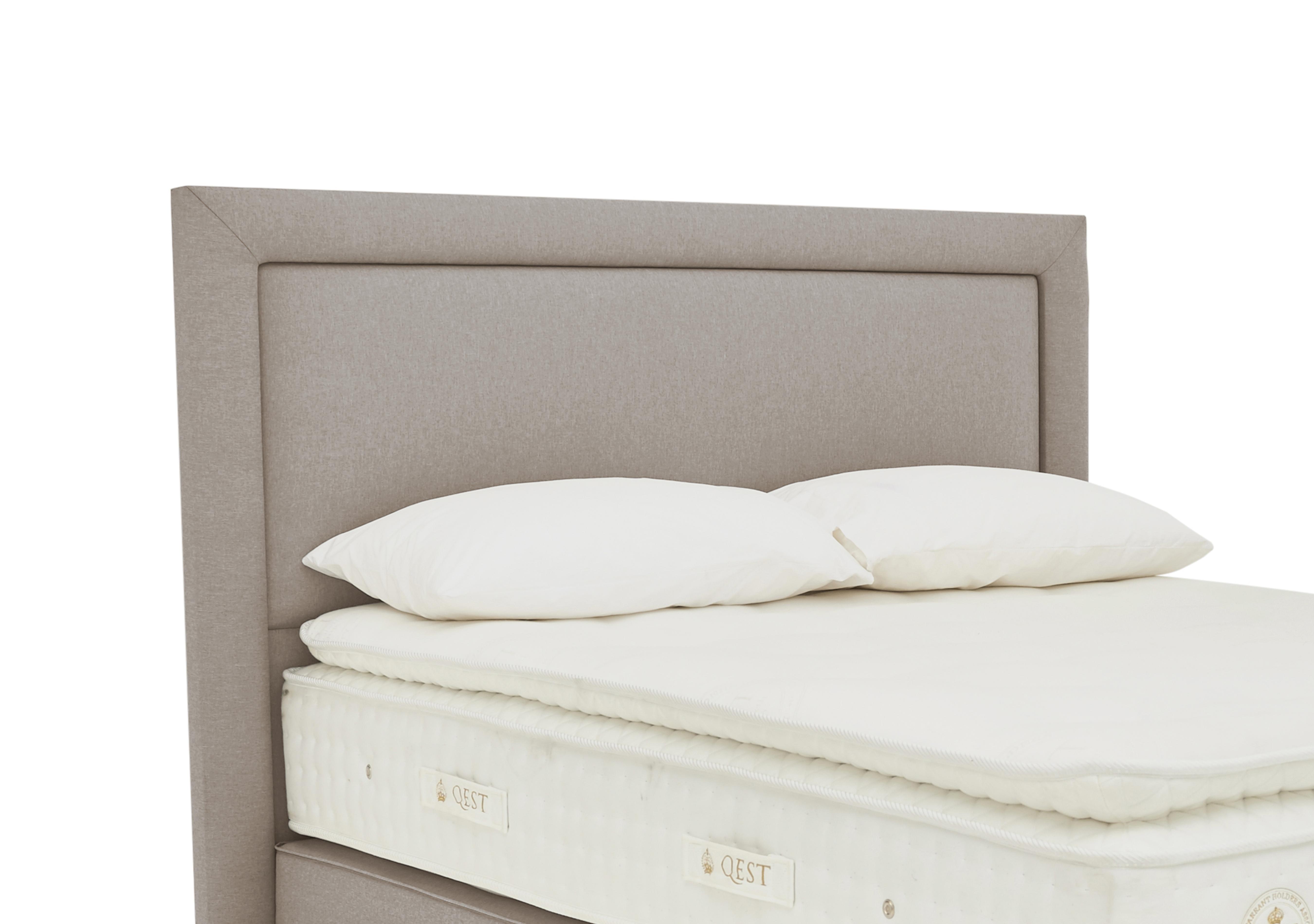 Highgrove Floor Standing Headboard in Joshua Latte on Furniture Village