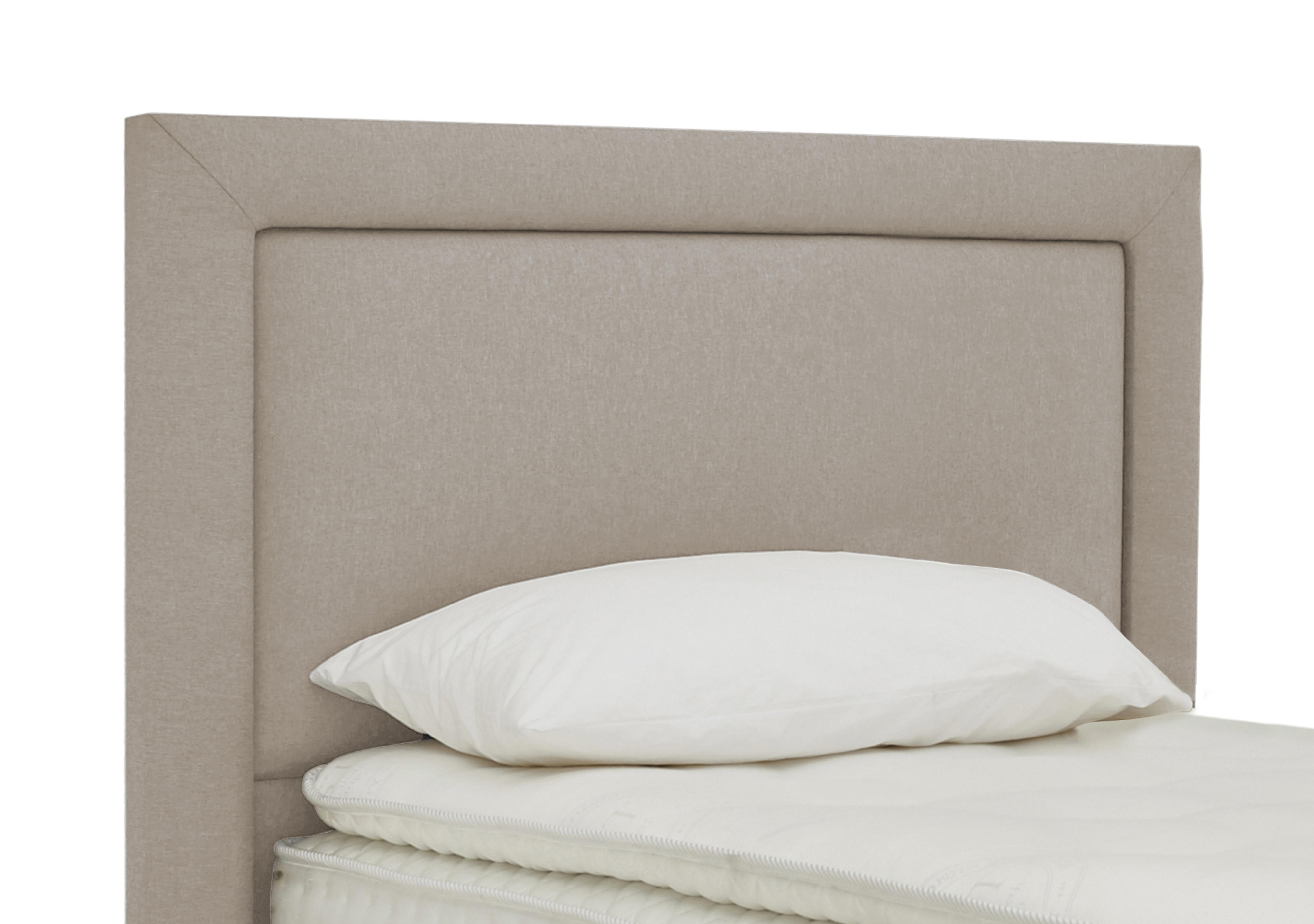 Highgrove Floor Standing Headboard in Tweed Biscuit on Furniture Village