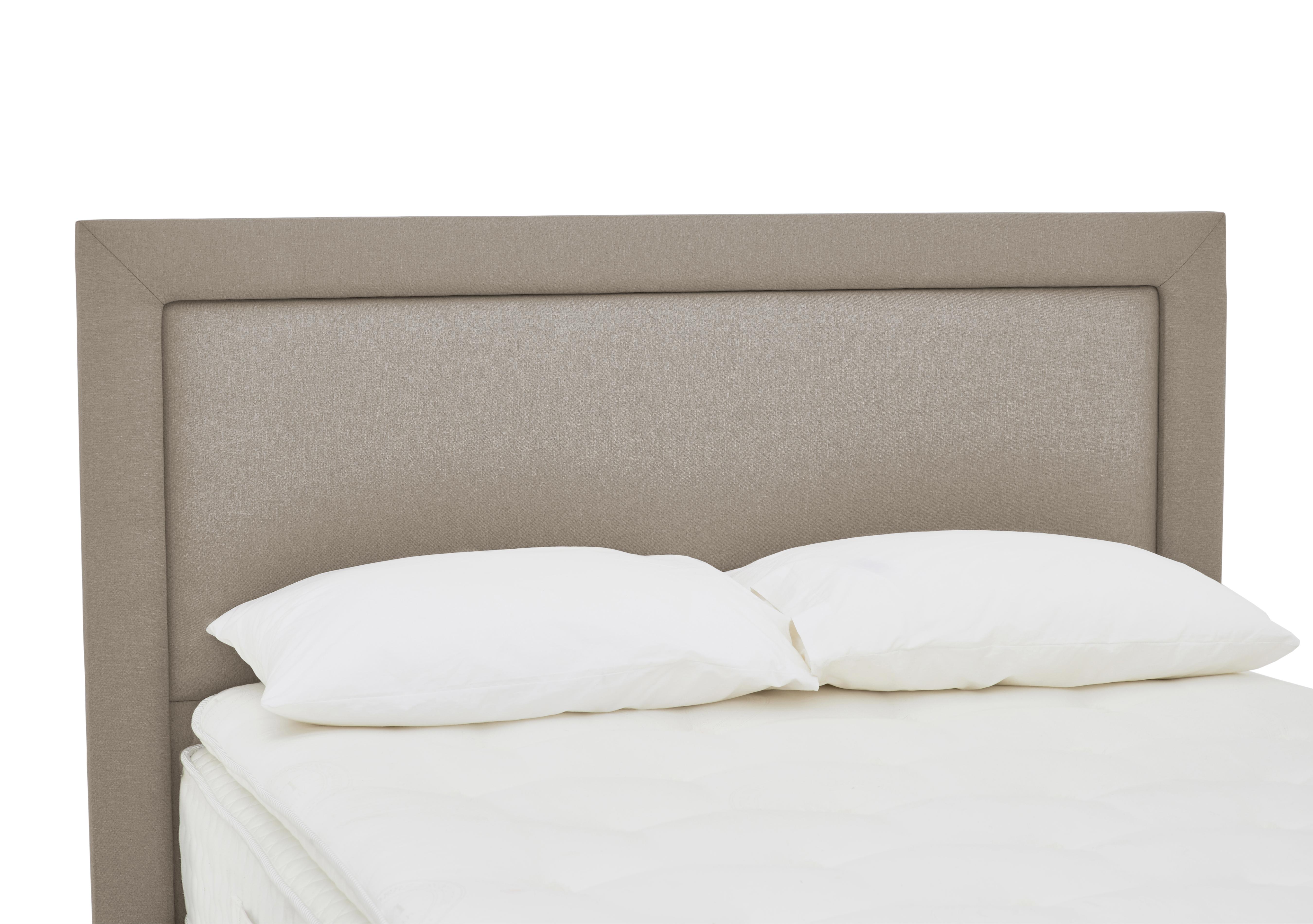 Highgrove Floor Standing Headboard in Tweed Biscuit on Furniture Village