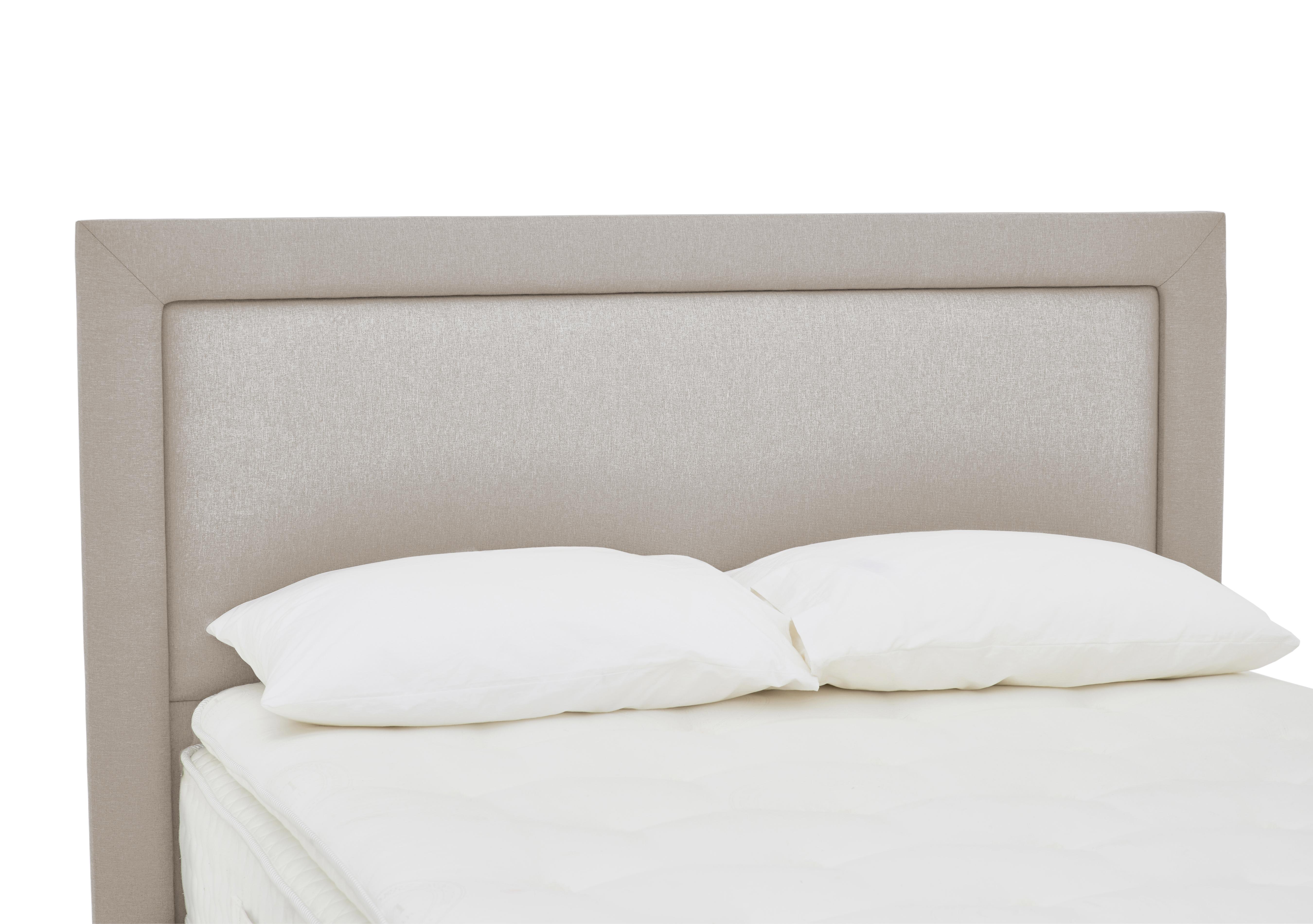 Highgrove Floor Standing Headboard in Tweed Cream on Furniture Village