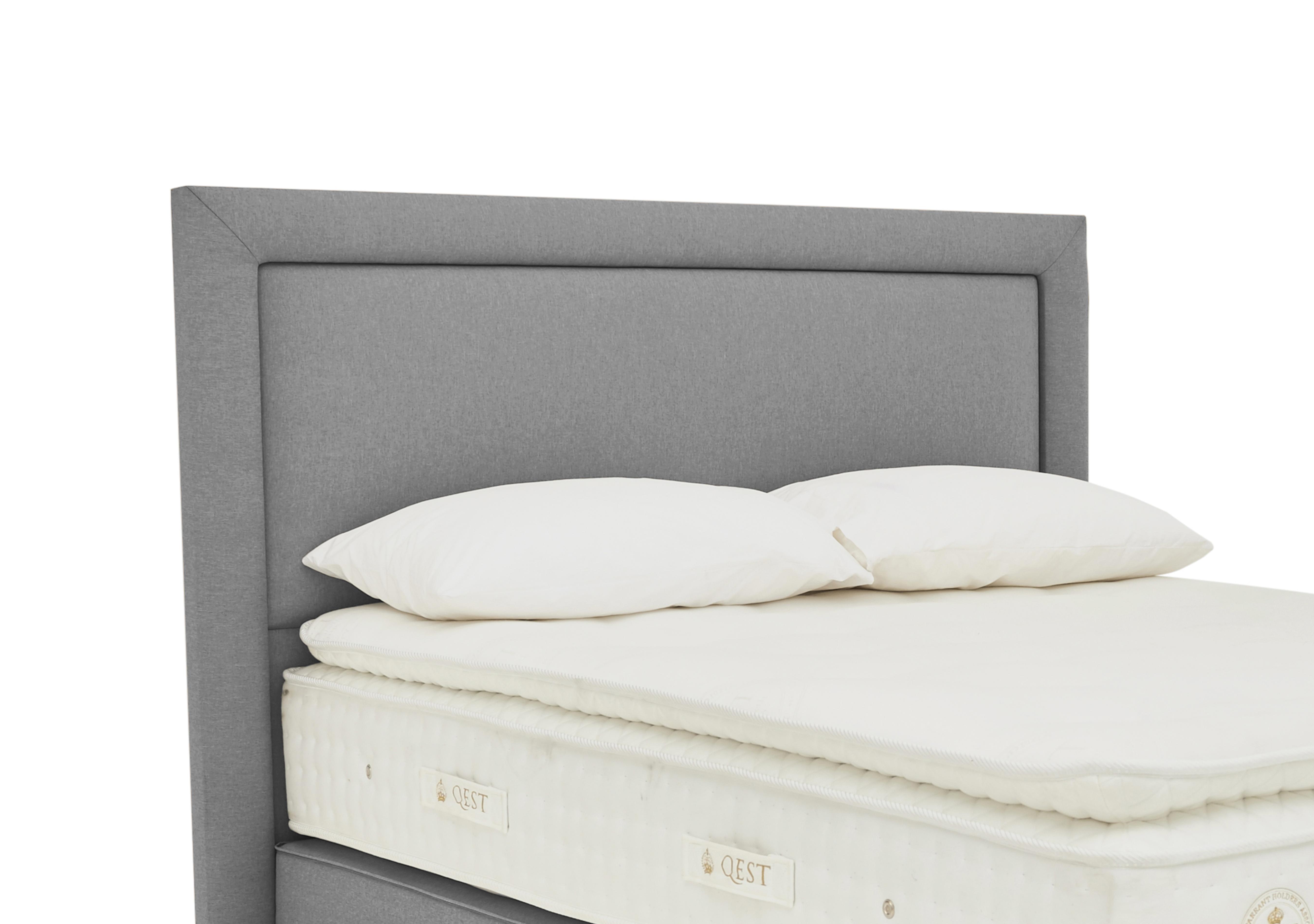 Highgrove Floor Standing Headboard in Tweed Grey on Furniture Village