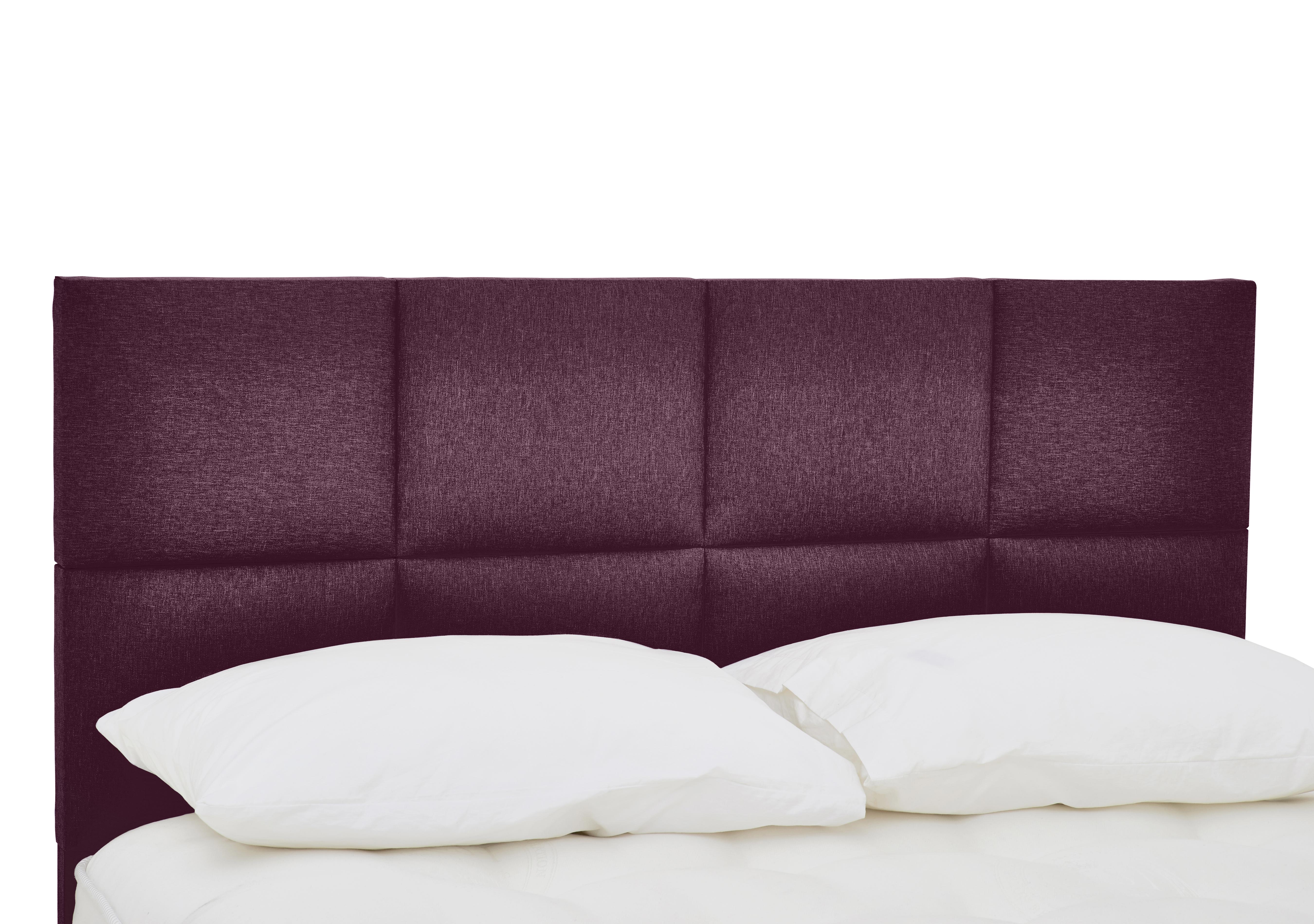Clarence Floor Standing Headboard in Heather on Furniture Village