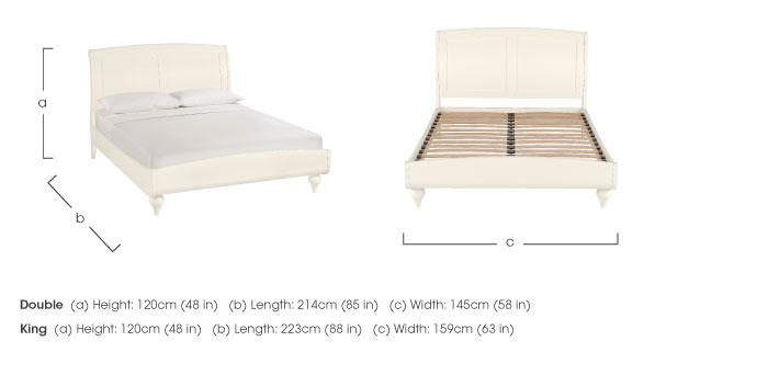 Penelope Bed Frame in  on Furniture Village