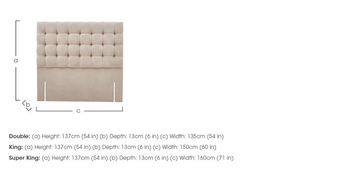 Fortnum Floor Standing Headboard in  on Furniture Village