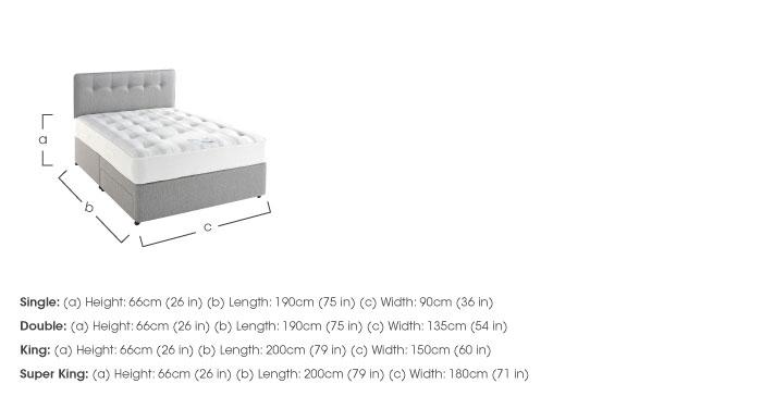 Myerpaedic Ortho Pocket 1000 Ottoman Bed with Mattress in  on Furniture Village